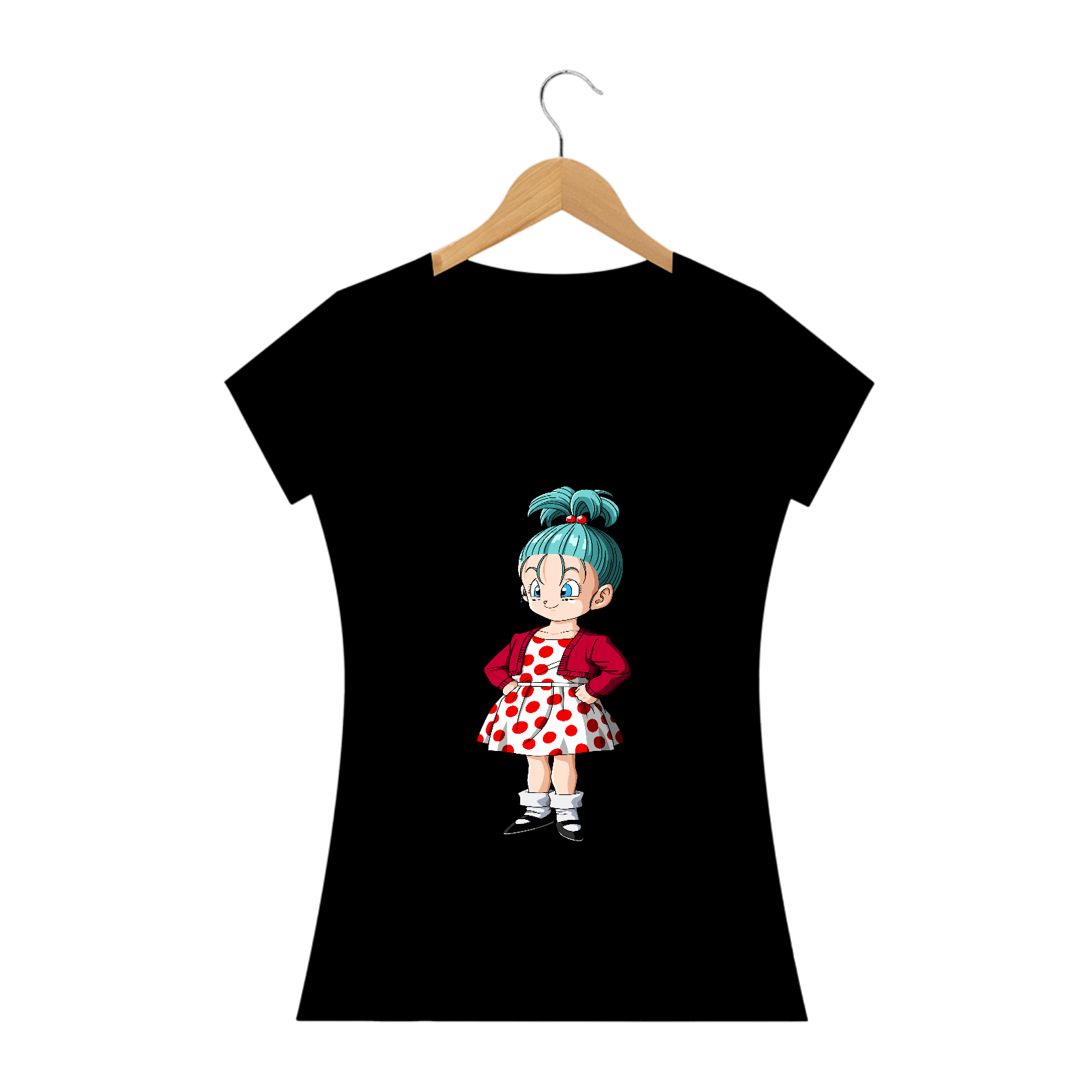 Nome do produto: Camiseta Feminina - Bulma Dragon Ball Z