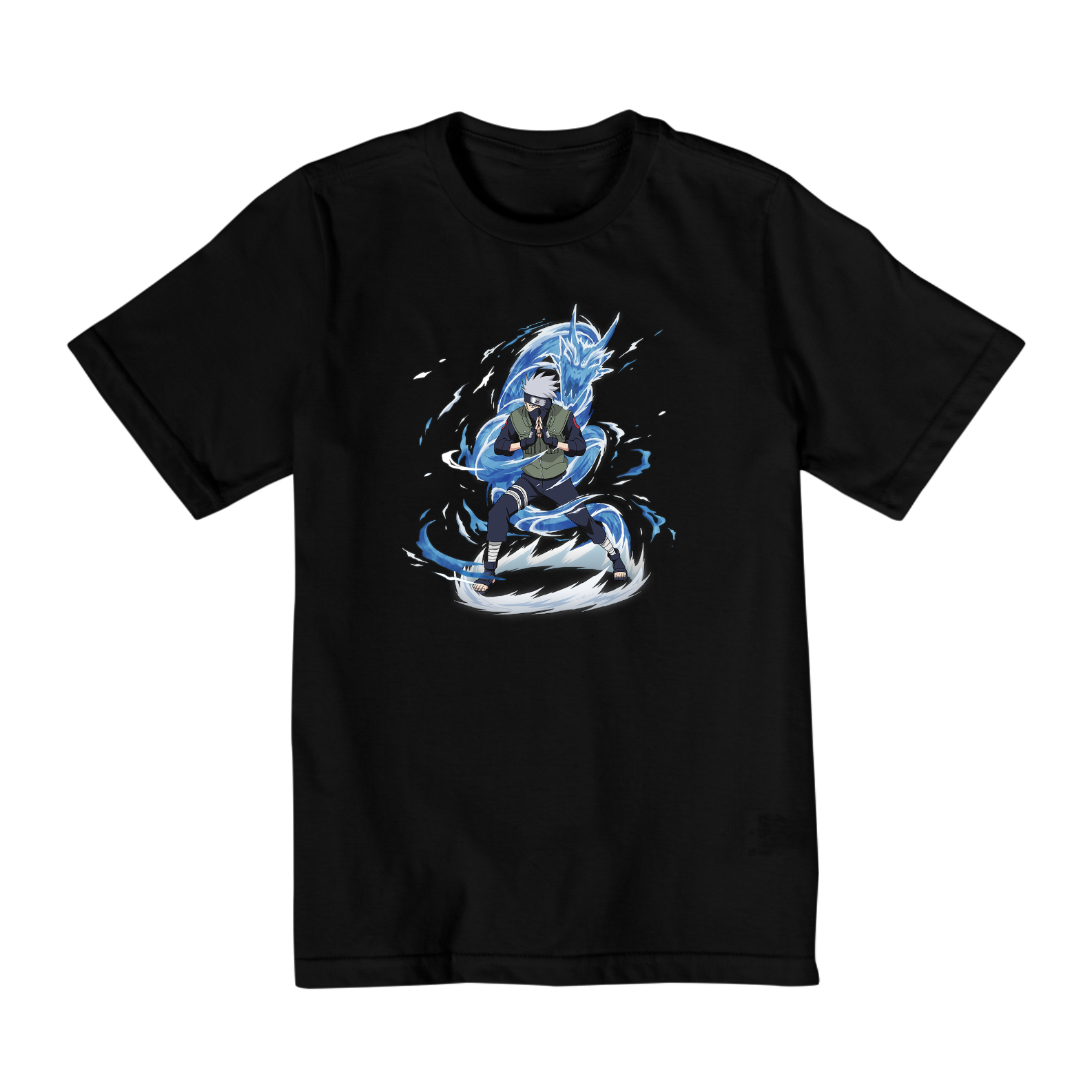 Nome do produto: Camiseta Infantil (10 a 14 anos) - Naruto (Kakashi Hatake)