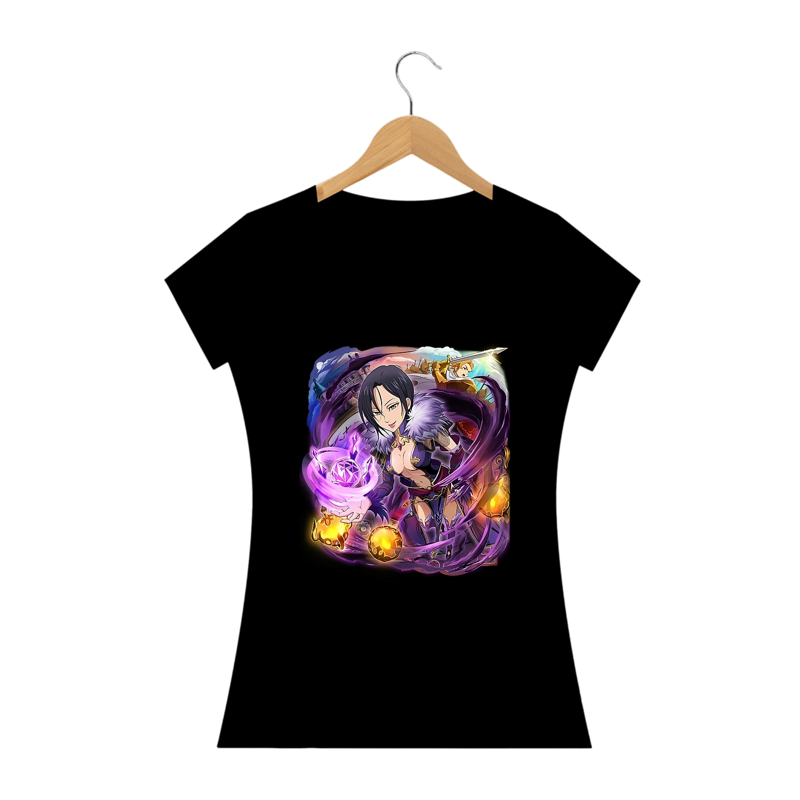 Nome do produto: Camiseta Feminina - Nanatsu no Taizai
