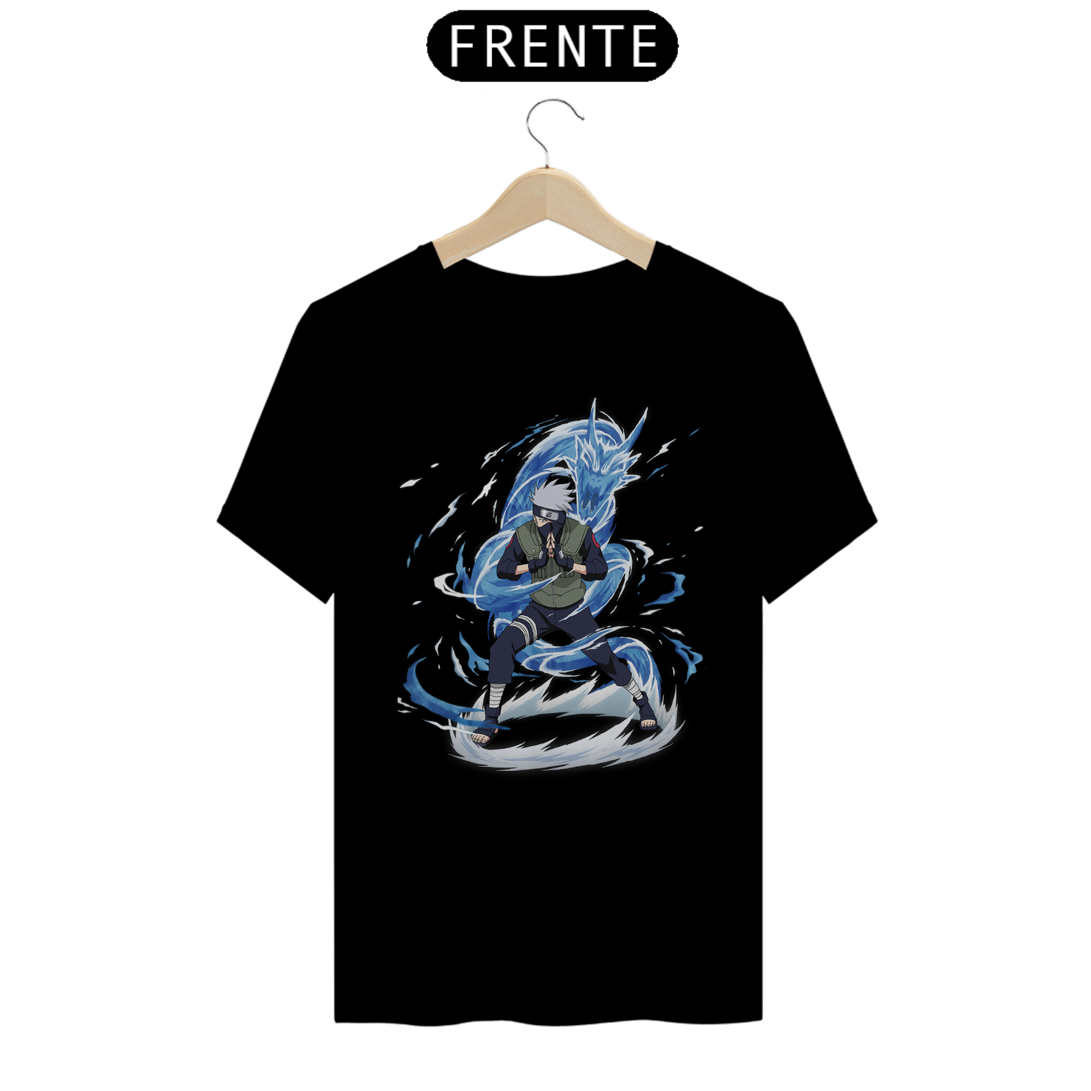 Nome do produto: Camisa Masculina - Naruto (Kakashi Hatake)