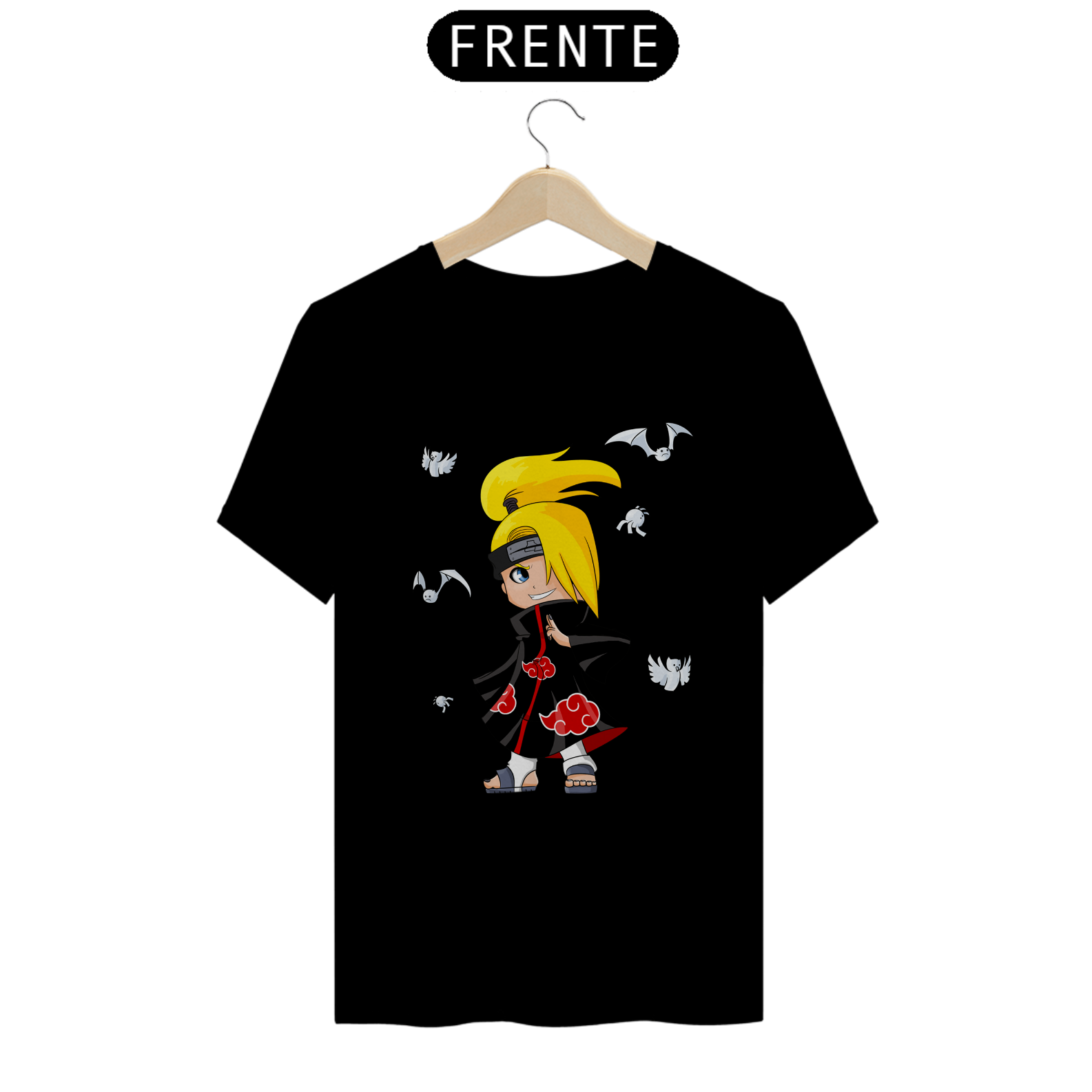 Nome do produto: Camisa Masculina - Naruto (Deidara)
