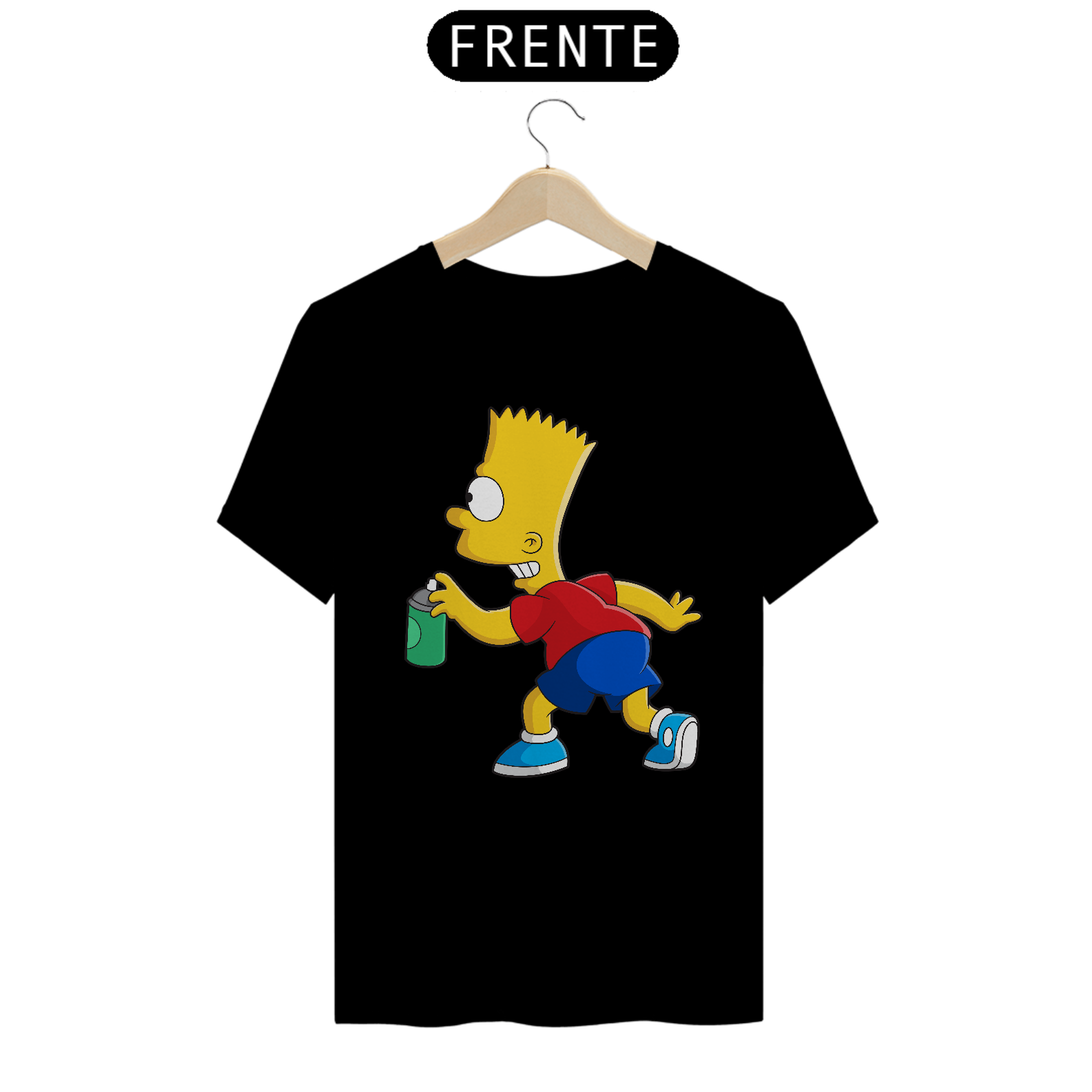 Nome do produto: Camisa Masculina - Bart Simpson