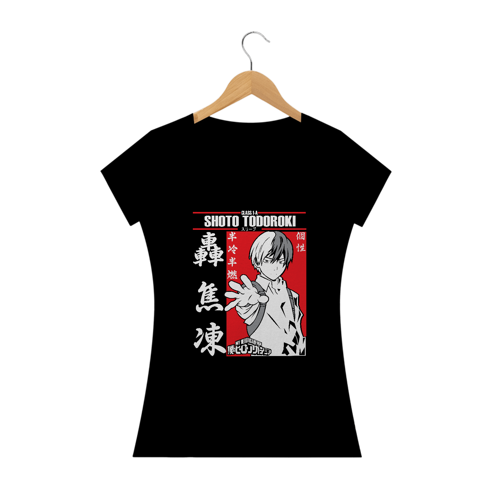 Nome do produto: Camiseta Feminina - My Hero Academia