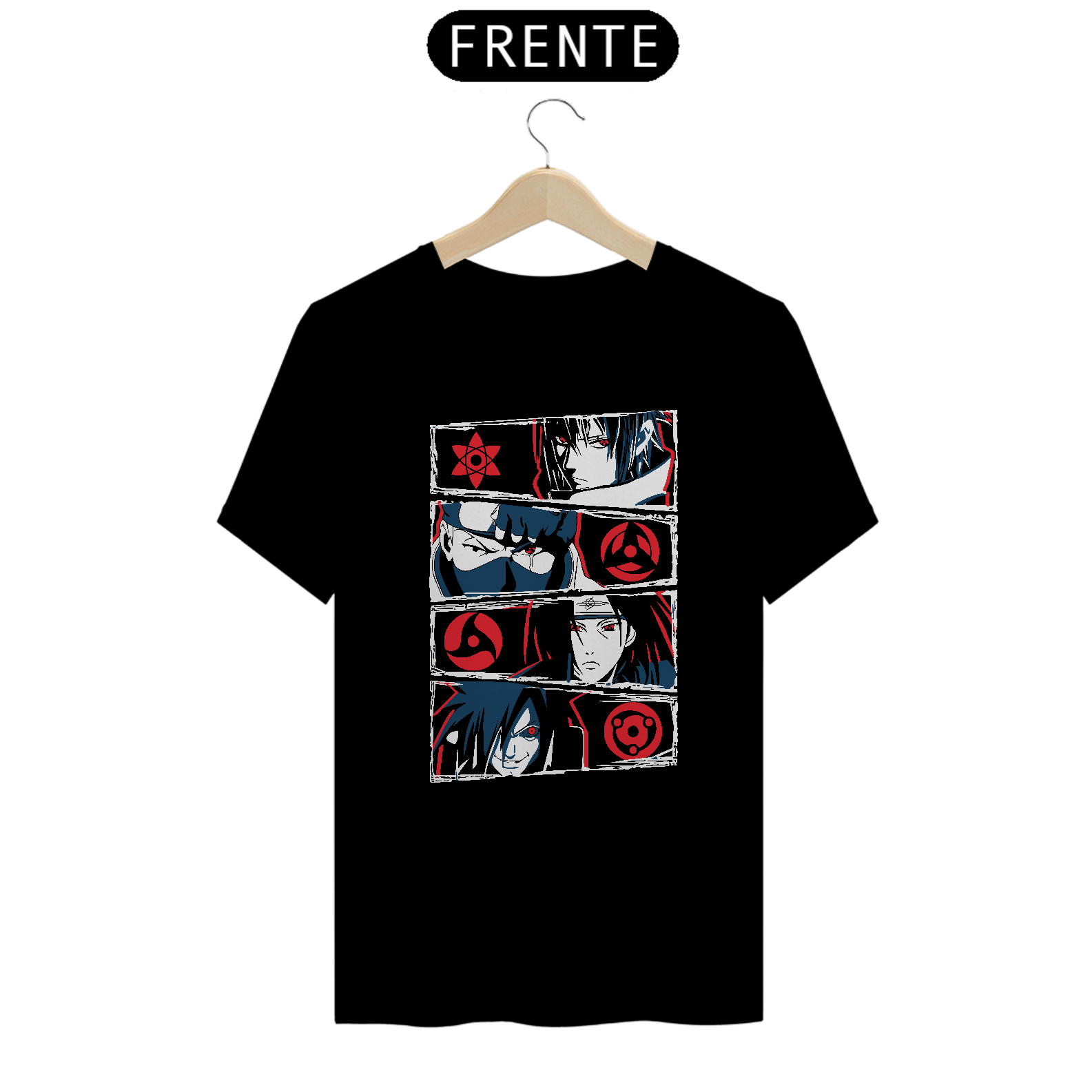 Nome do produto: Camiseta Masculina - Naruto