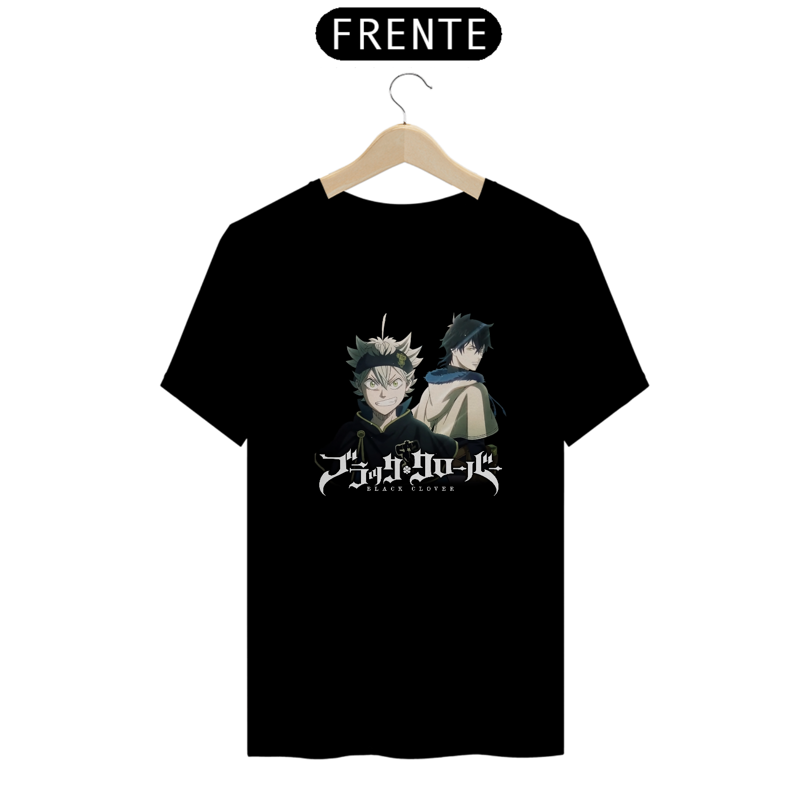 Nome do produto: Camiseta Masculina - Black Clover