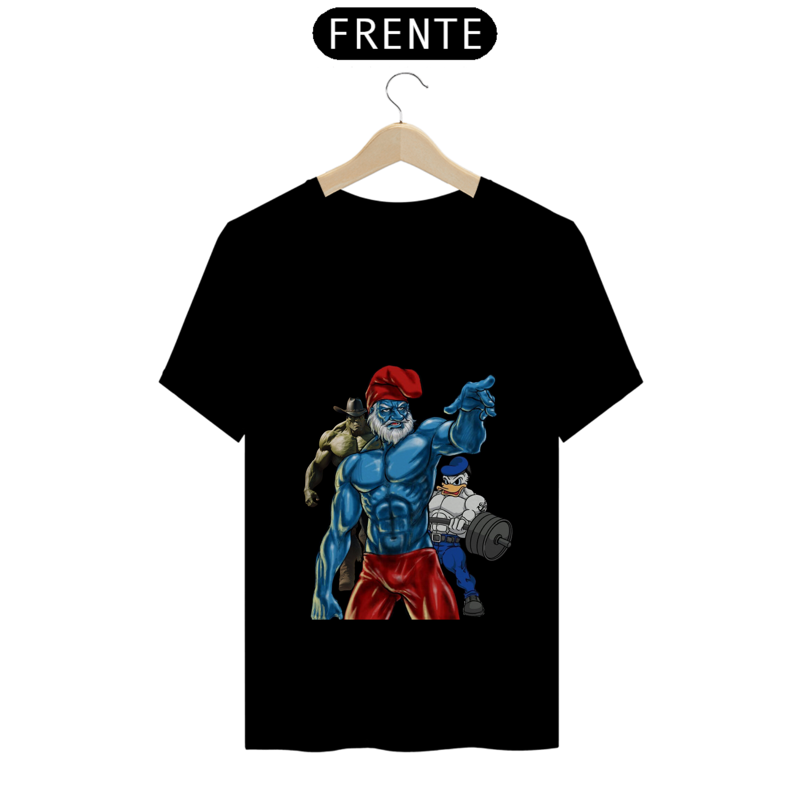 Nome do produto: Camiseta Smurf Maromba