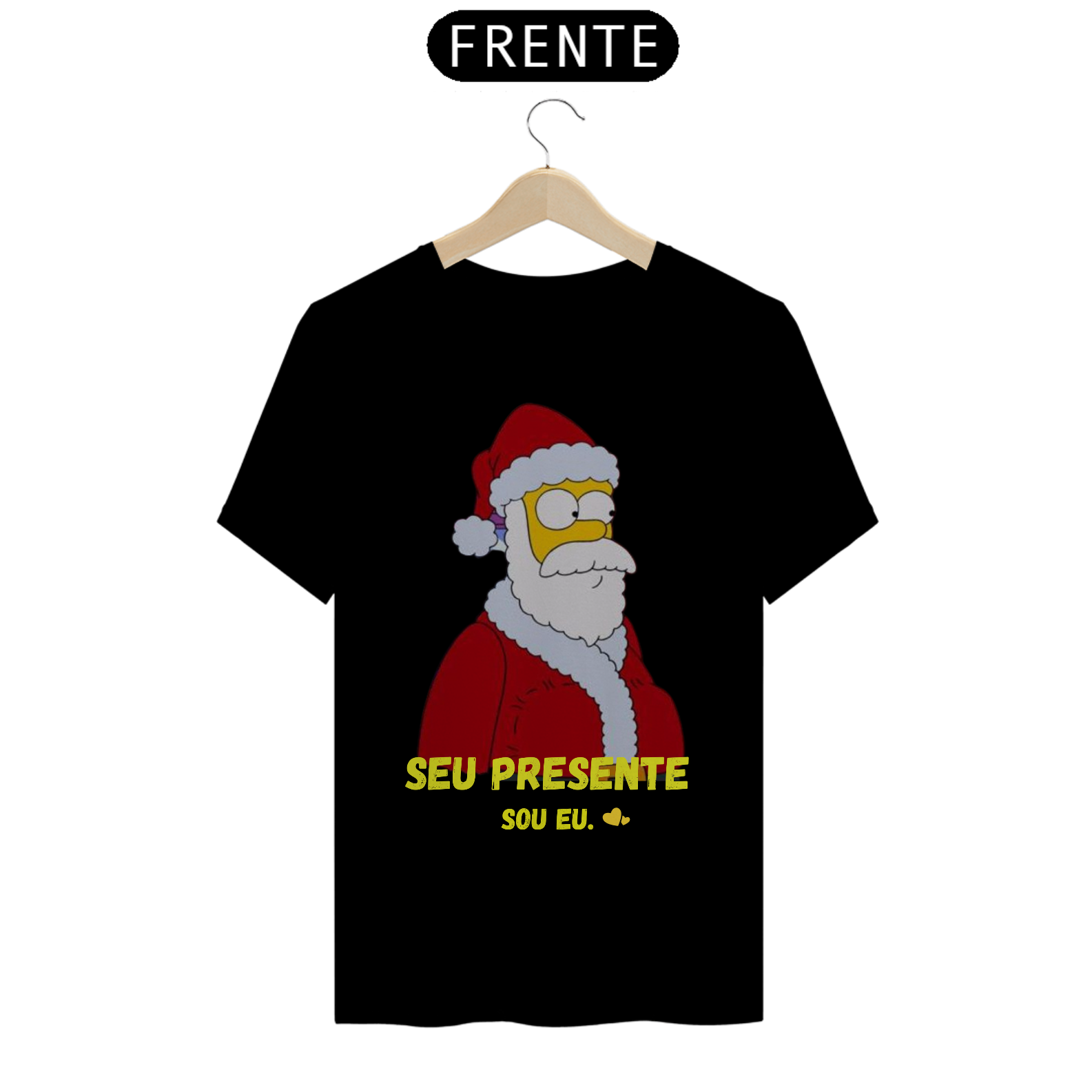 Nome do produto: Camiseta Homer Natal