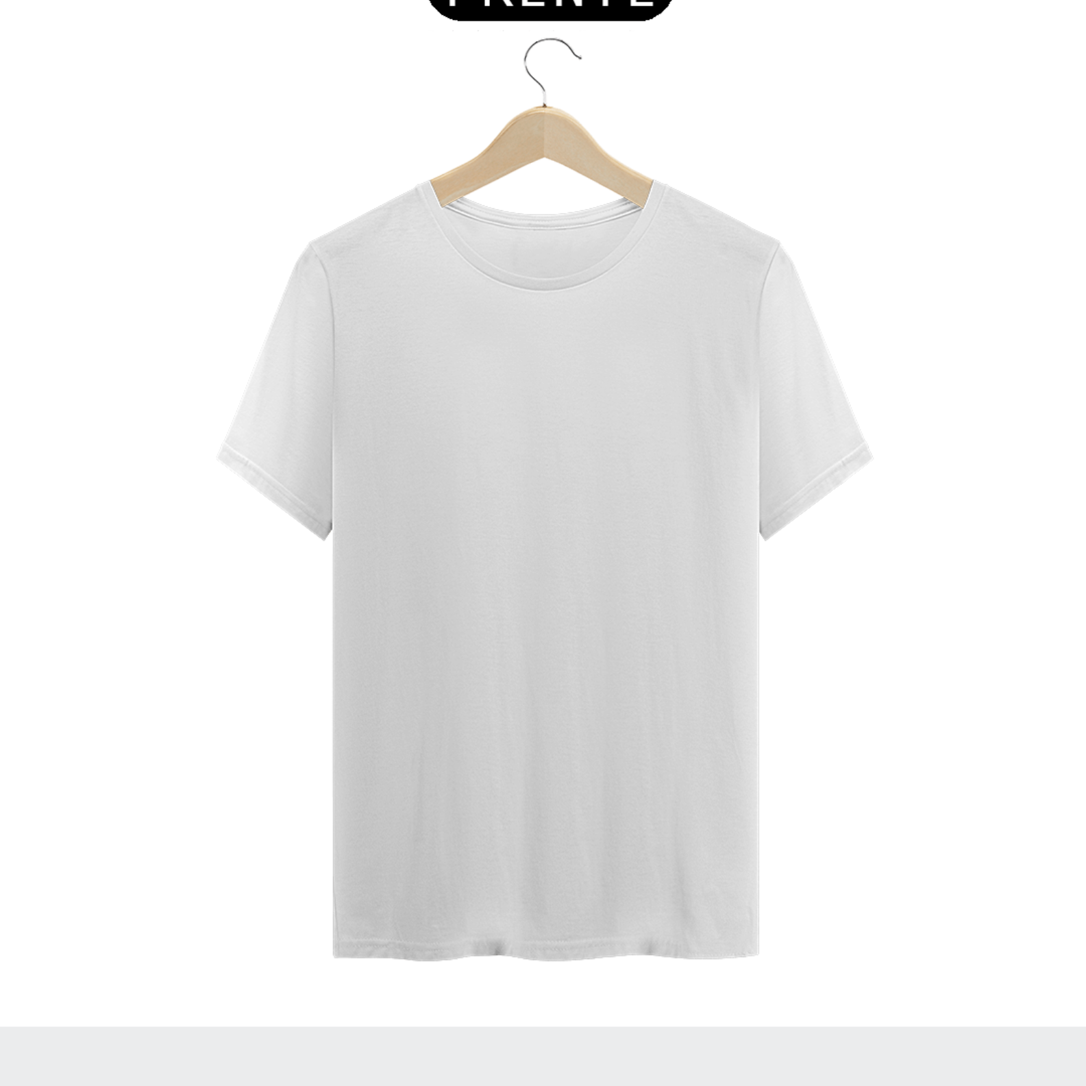 Nome do produto: CAMISETA MASCULINA SEM ESTAMPA