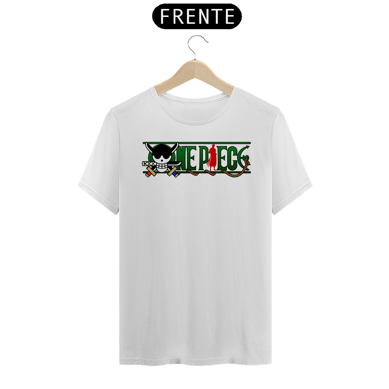 Nome do produto: ONE PIECE - LOGO DO ZORO ESCRITA