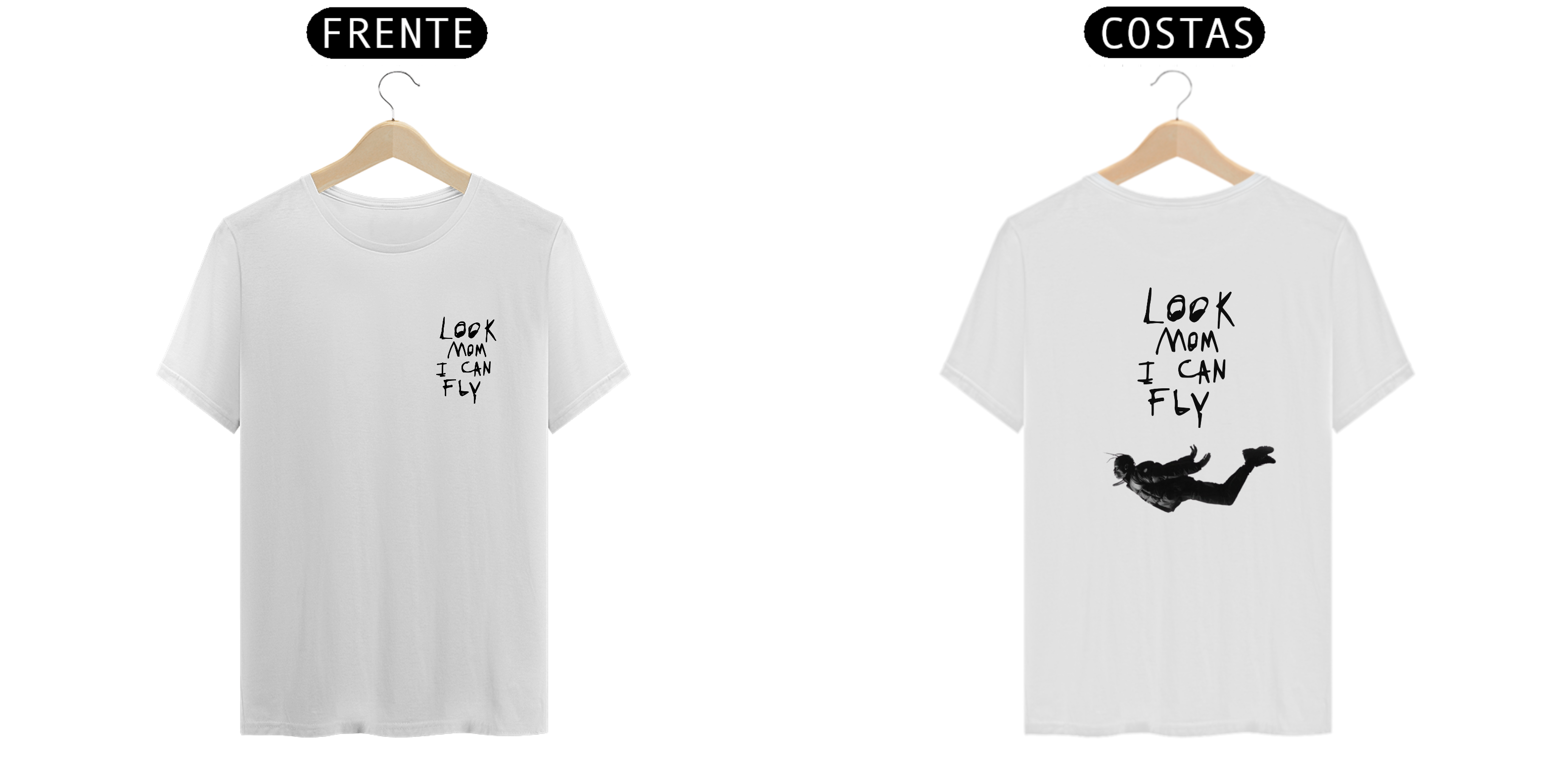 Nome do produto: Camisa Travis I can fly