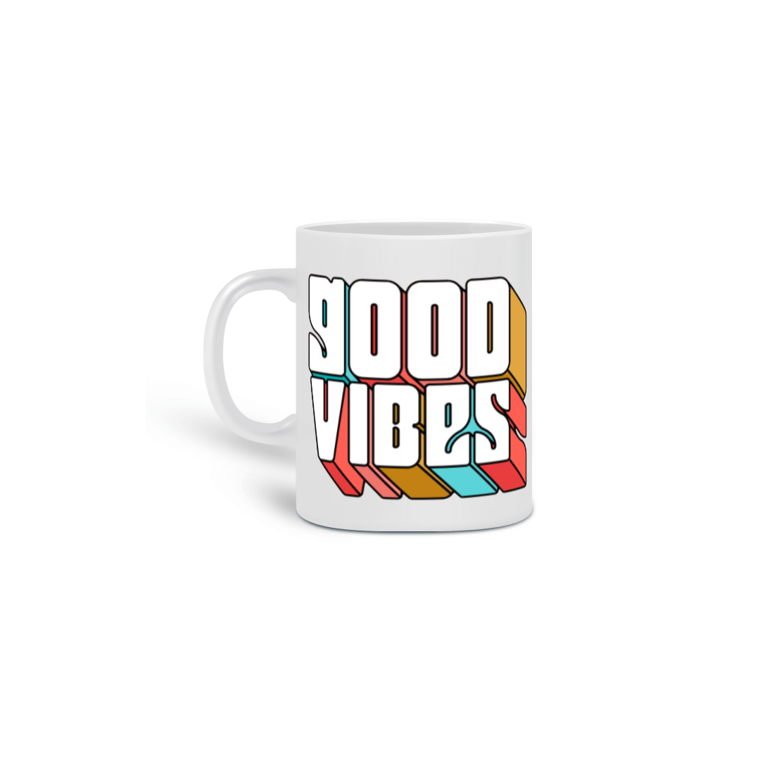 Nome do produto: Caneca Good Vibes