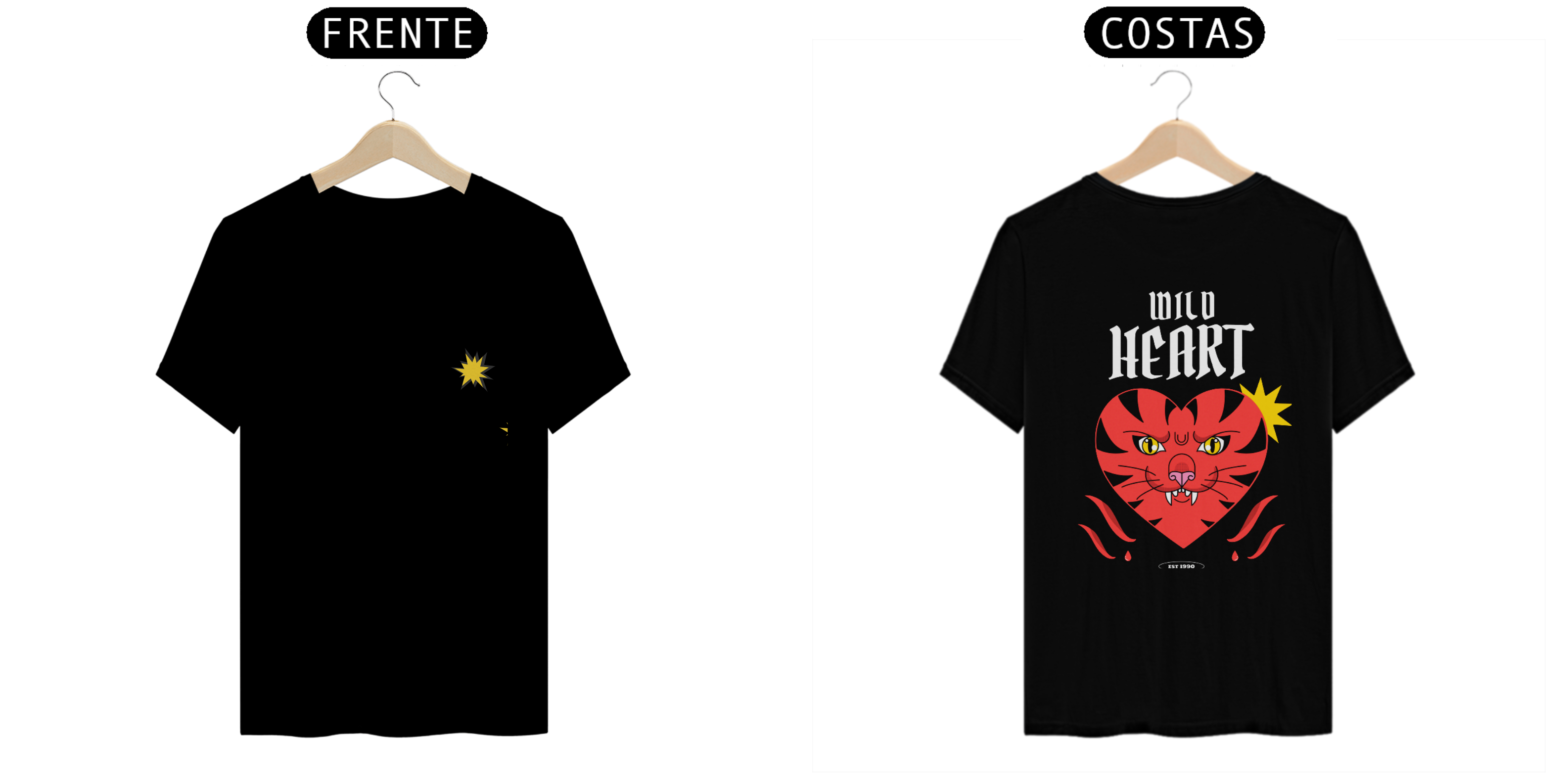 Nome do produto: Camisa Wild Heart