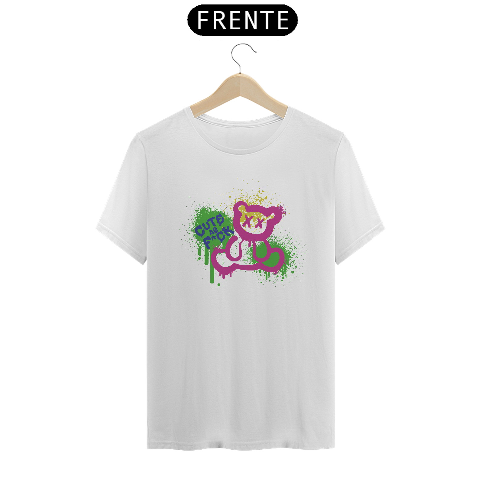 Nome do produto: Camiseta Cute as f*ck