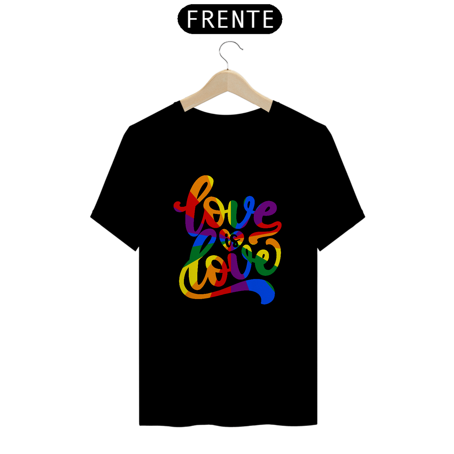 Nome do produto: Camiseta Love is Love