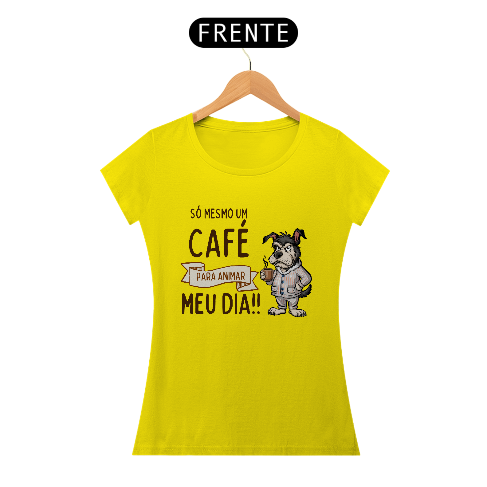 Nome do produto: CAMISETA BABY LONG QUALITY, DOG FRASES