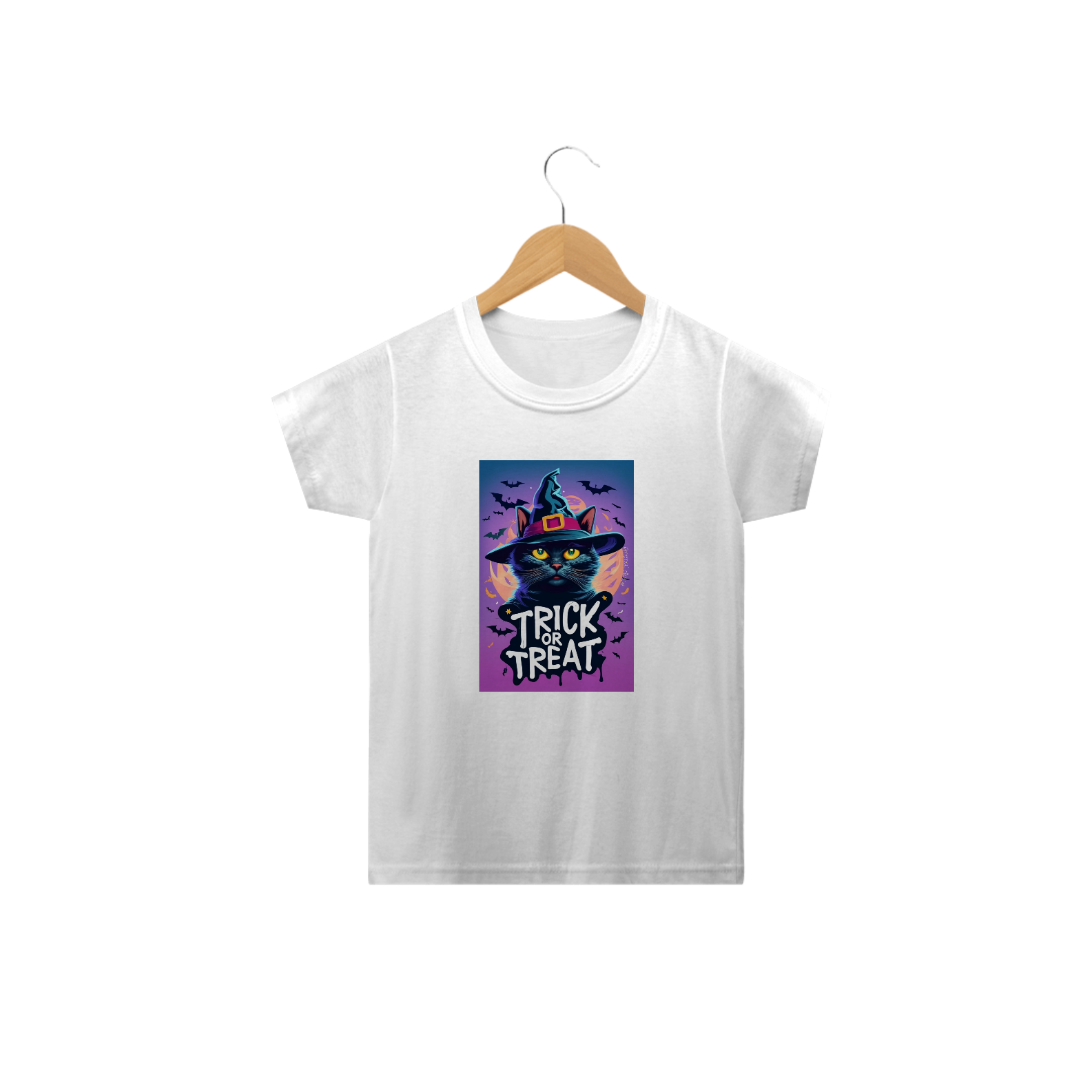 Nome do produto: CAMISETA CLASSIC INFANTIL, TRICK OR TREAT-2 A  14 ANOS