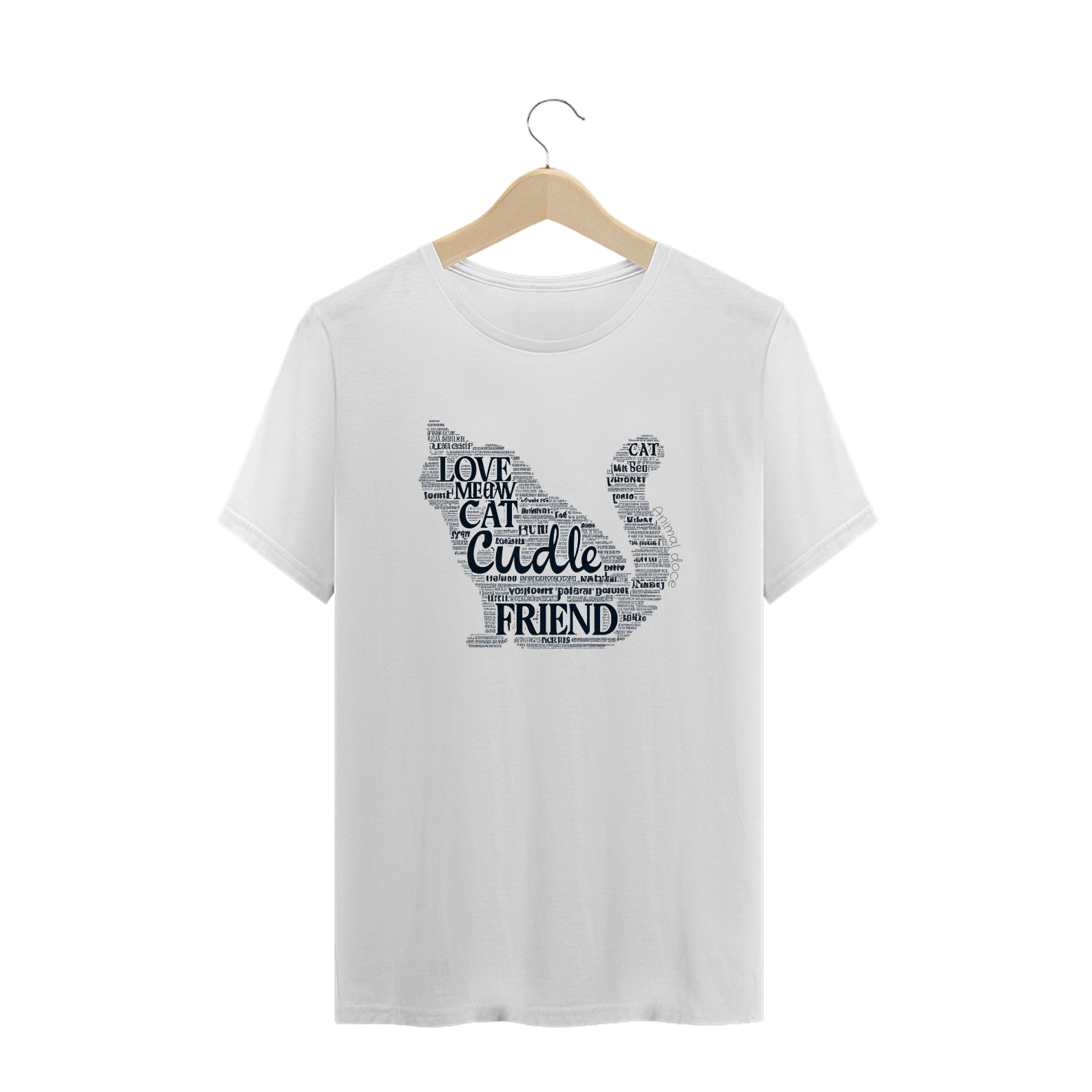 Nome do produto: CAMISETA T-SHIRT PLUS SIZE, CAT LETRAS