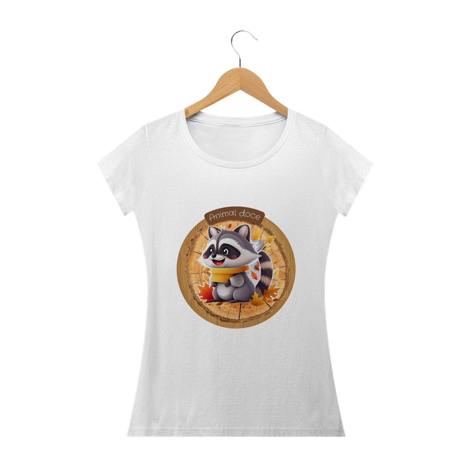 Nome do produto: CAMISETA BABY LONG CLASSIC, RACOON