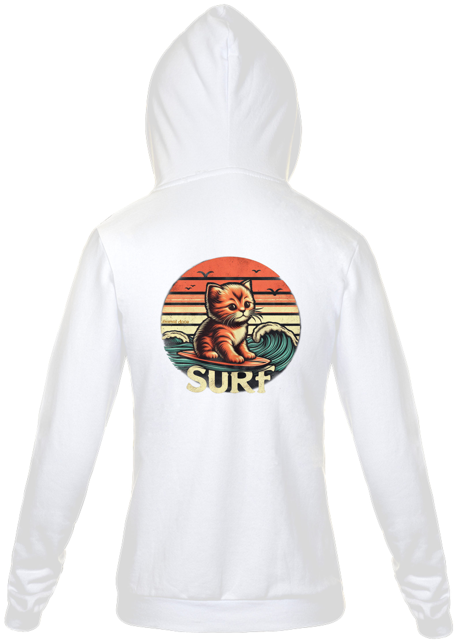 Nome do produto: MOLETOM COM ZIPER UNISSEX, BOLSO CANGURU-P M G GG-CAT SURF, INTERIOR FLANELADO, PUNHO E BARRA EM RETILÍNEA