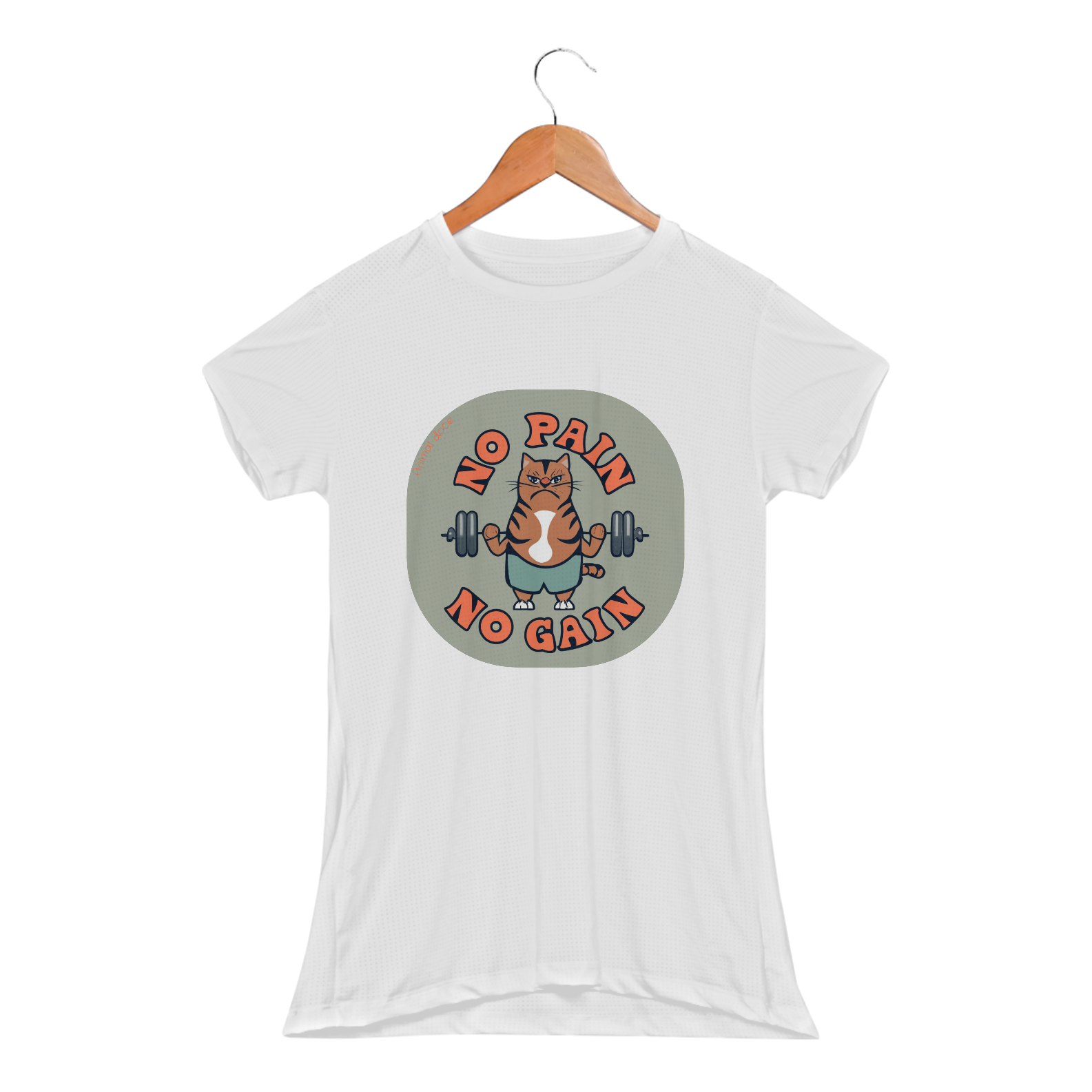 Nome do produto: CAMISETA SPORT DRY UV CAT, NO PAIN NO GAIN