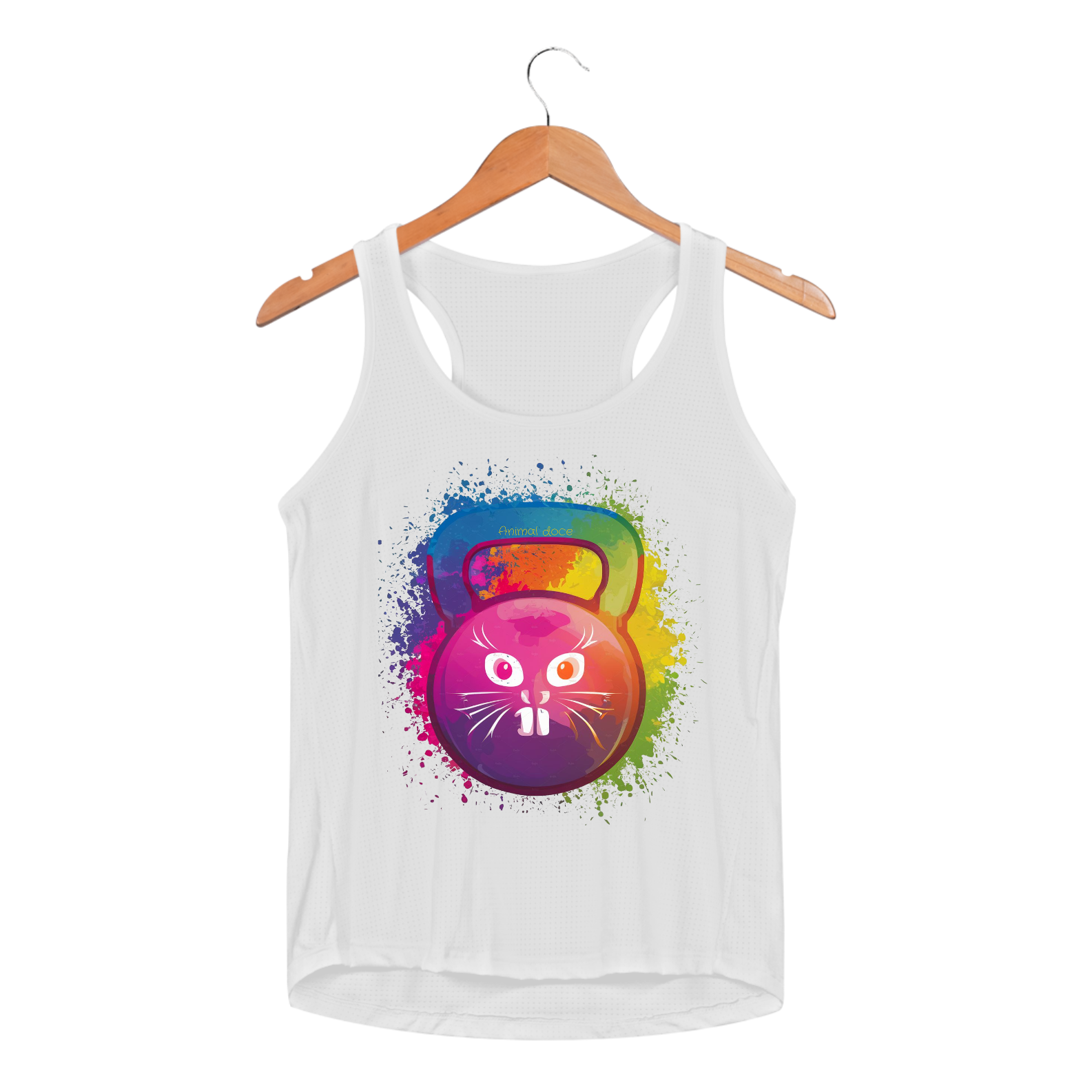 Nome do produto: REGATA FEMININA SPORT DRY UV,  KETTLEBELL