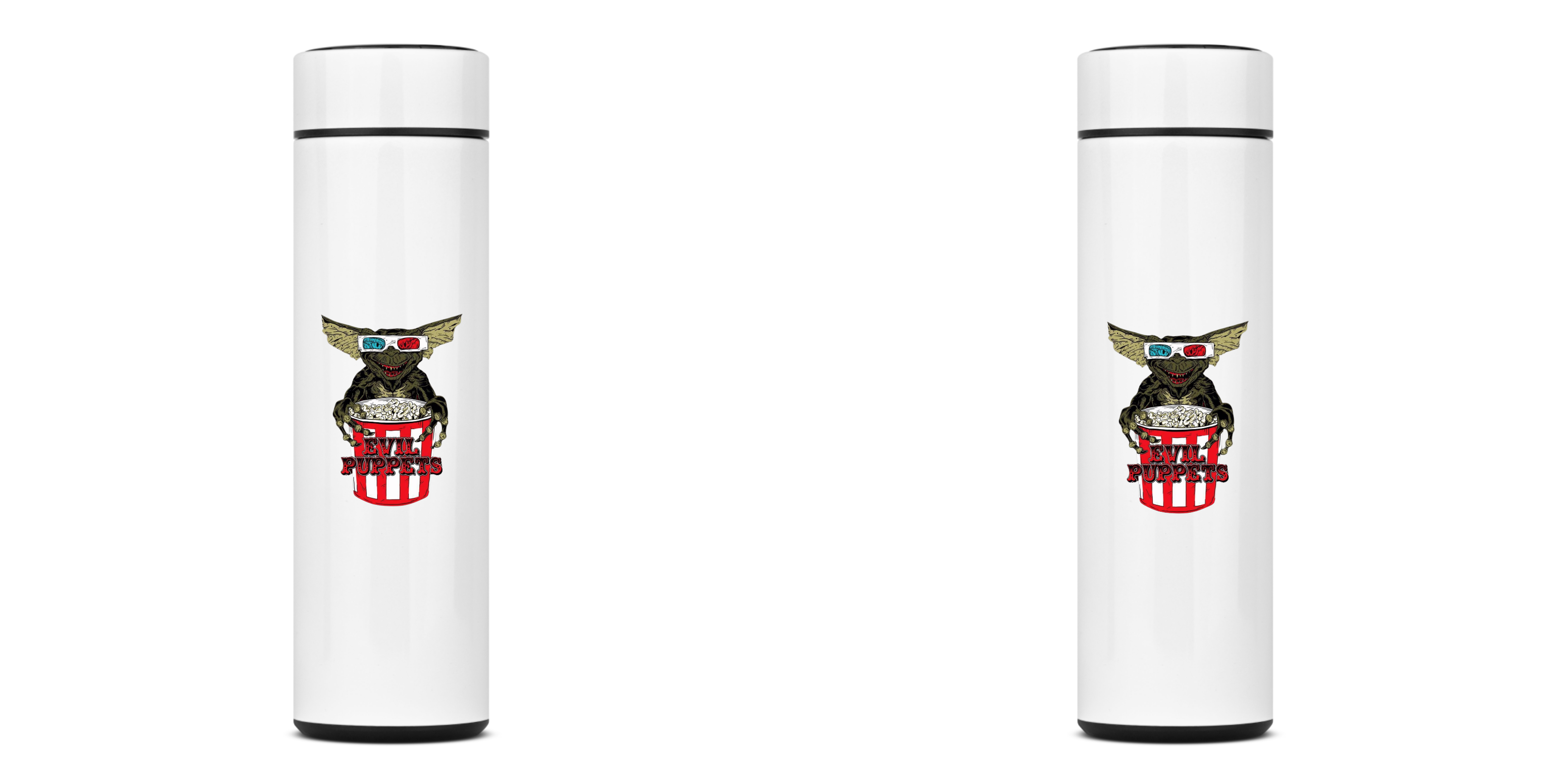 Nome do produto: GARRAFA TÉRMICA THANK YOU, AÇO INOXIDÁVEL 40OML, FRENTE E VERSO