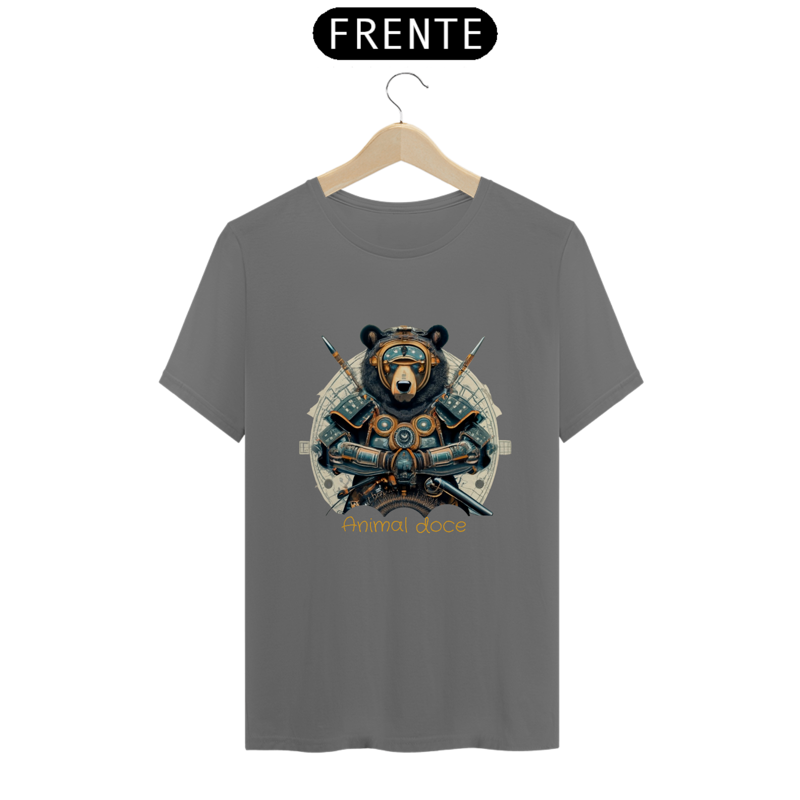 Nome do produto: CAMISETA T-SHIRT ESTONADA, BEAR