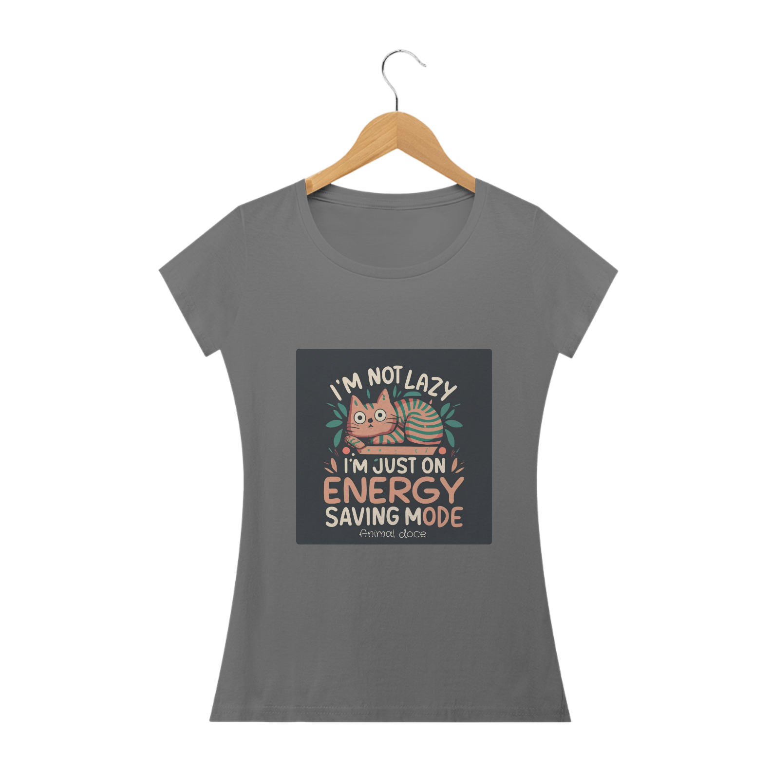 Nome do produto: CAMISETA BABY LONG ESTONADA, CAT ENERGY