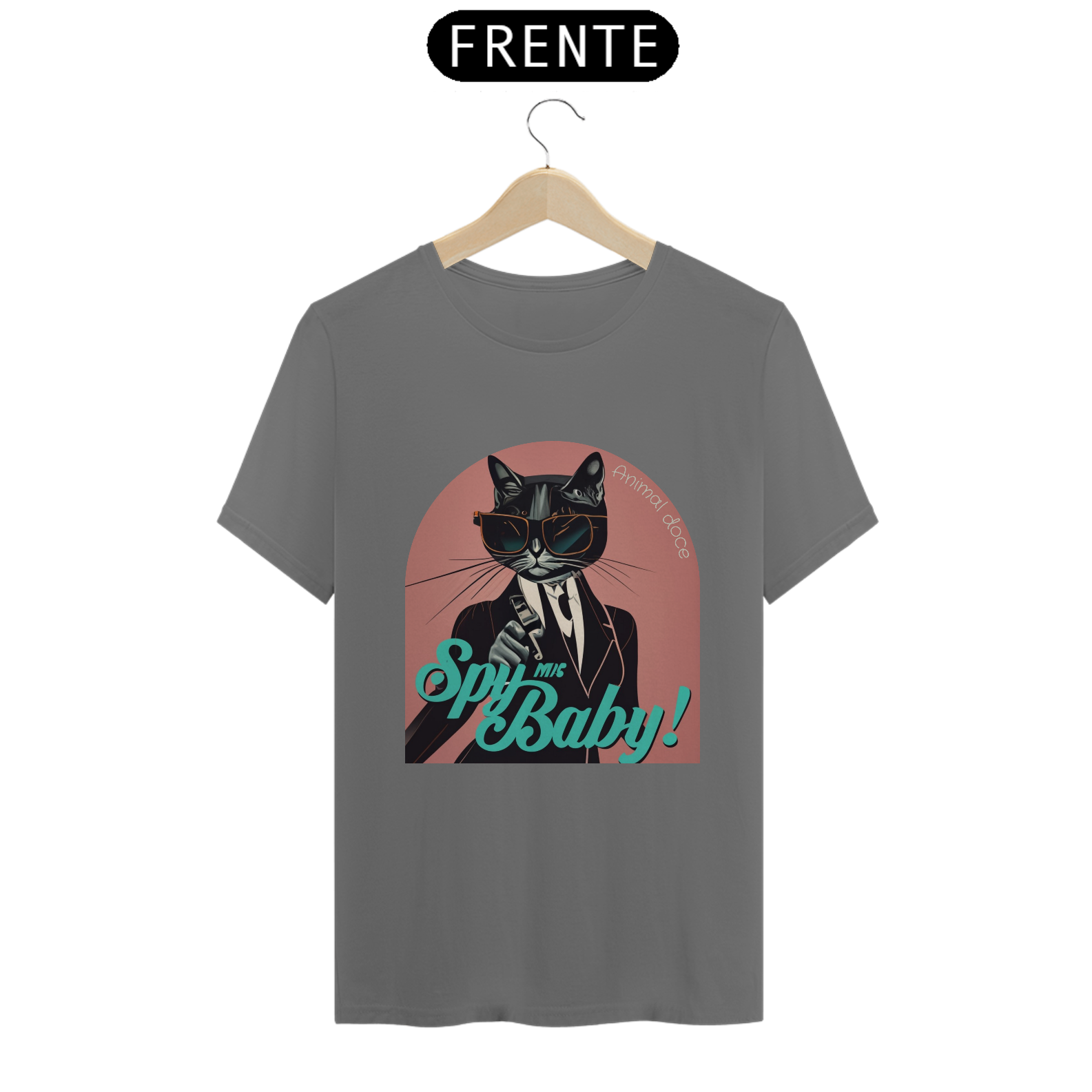 Nome do produto: CAMISETA T-SHIRT ESTONADA CAT, SPY ME  BABY 