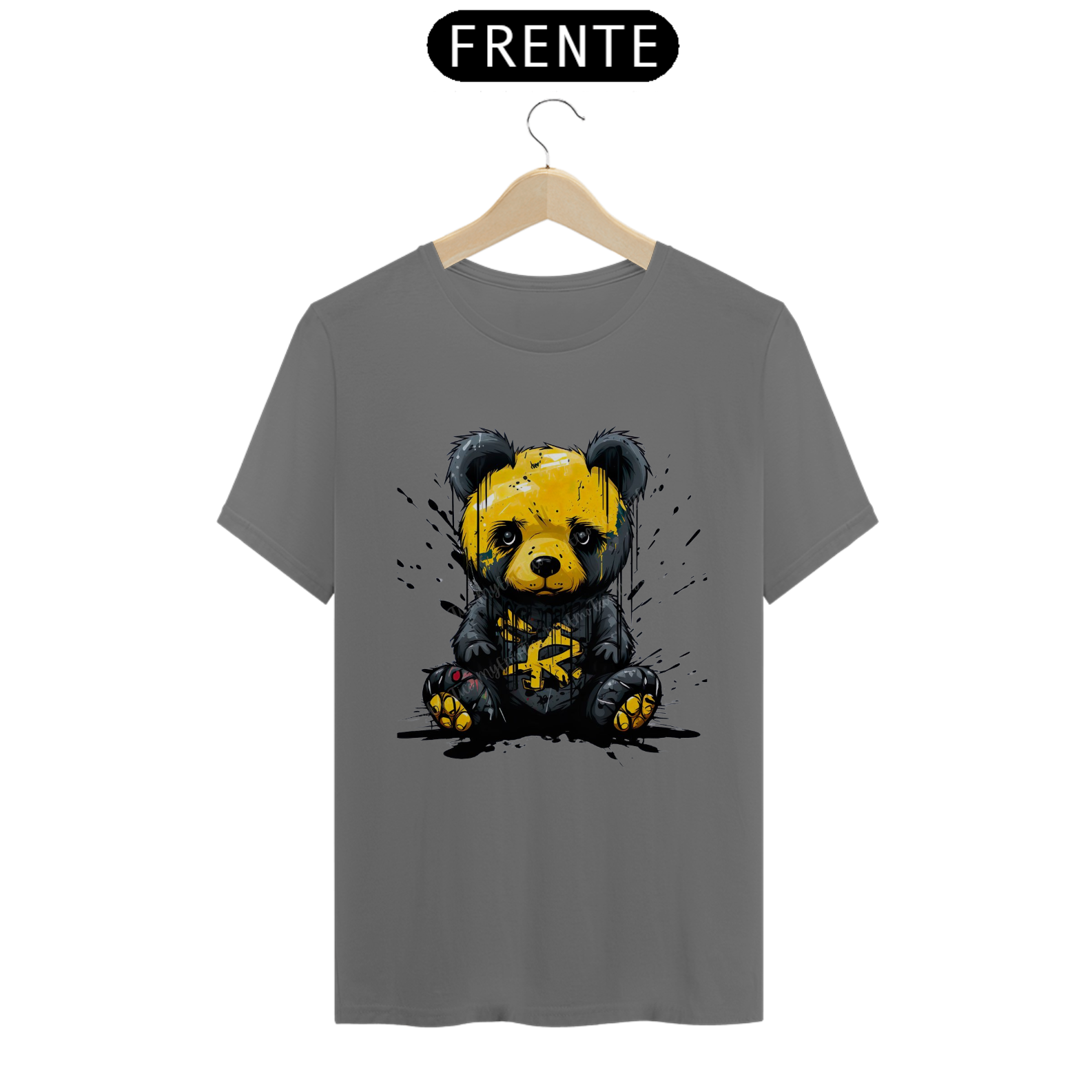 Nome do produto: CAMISETA T-SHIRT ESTONADA, EMO BEAR