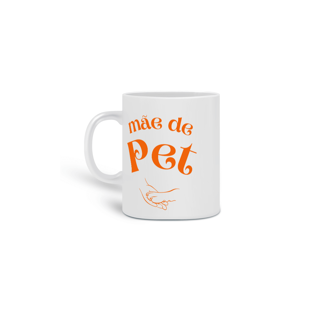 Nome do produto:  CANECA PERSONALIZADA CRIATIVA EM CERÂMICA, 325ML C/02 LADOS, MÃE DE PET