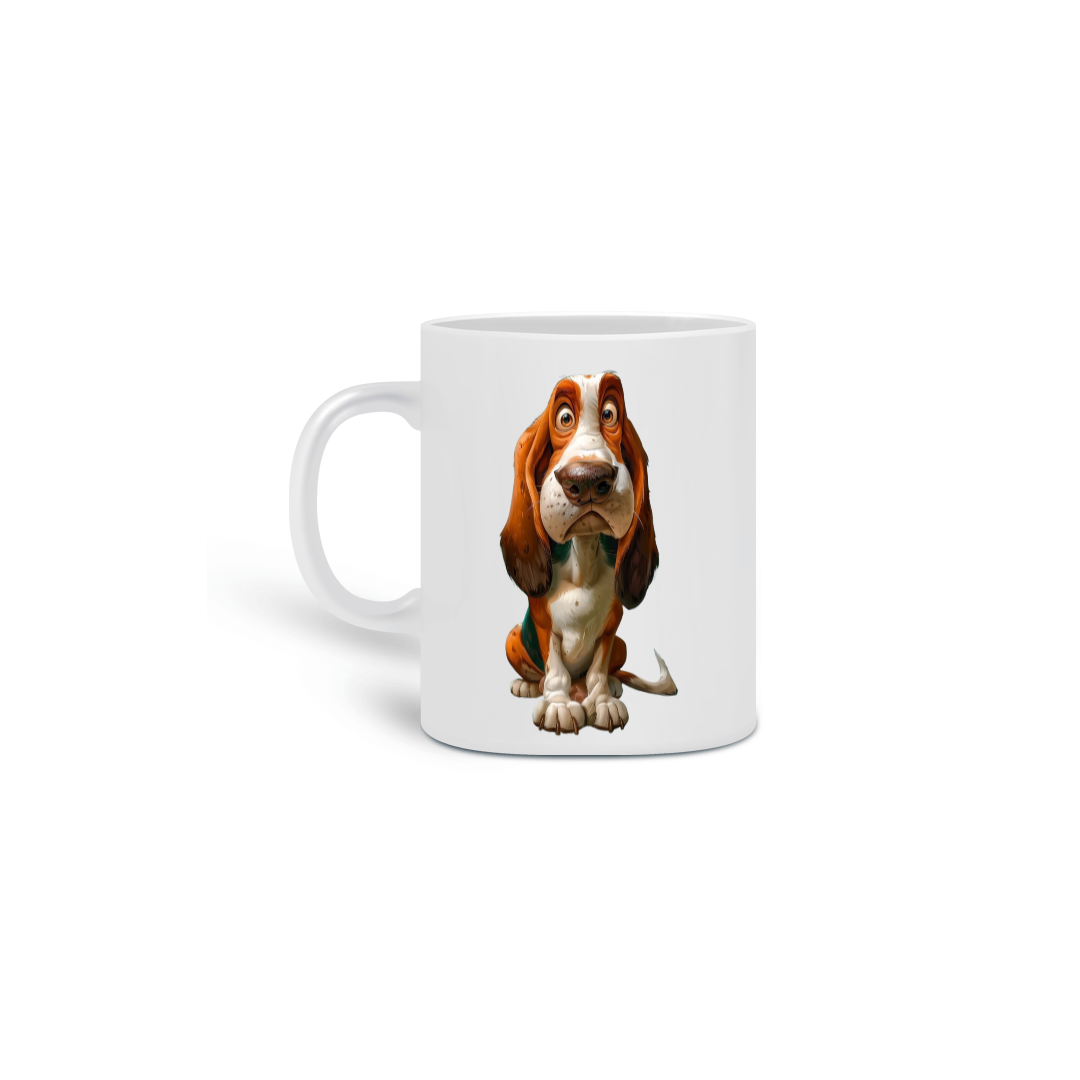 Nome do produto:  CANECA PERSONALIZADA CRIATIVA EM CERÂMICA, 325ML C/02LADOS, DOG