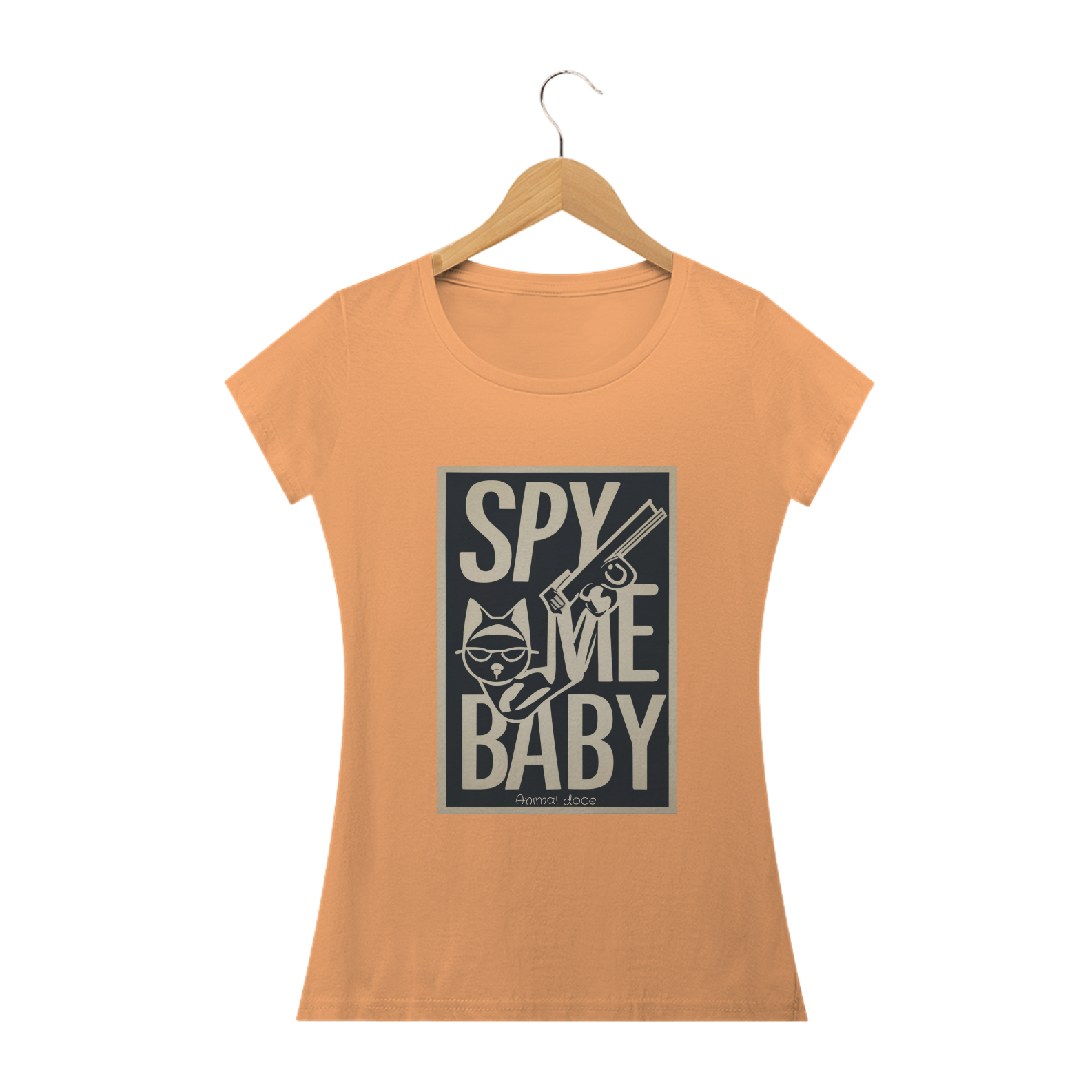 Nome do produto: CAMISETA BABY LONG ESTONANDA, SPYME BABY CAT LETRAS 