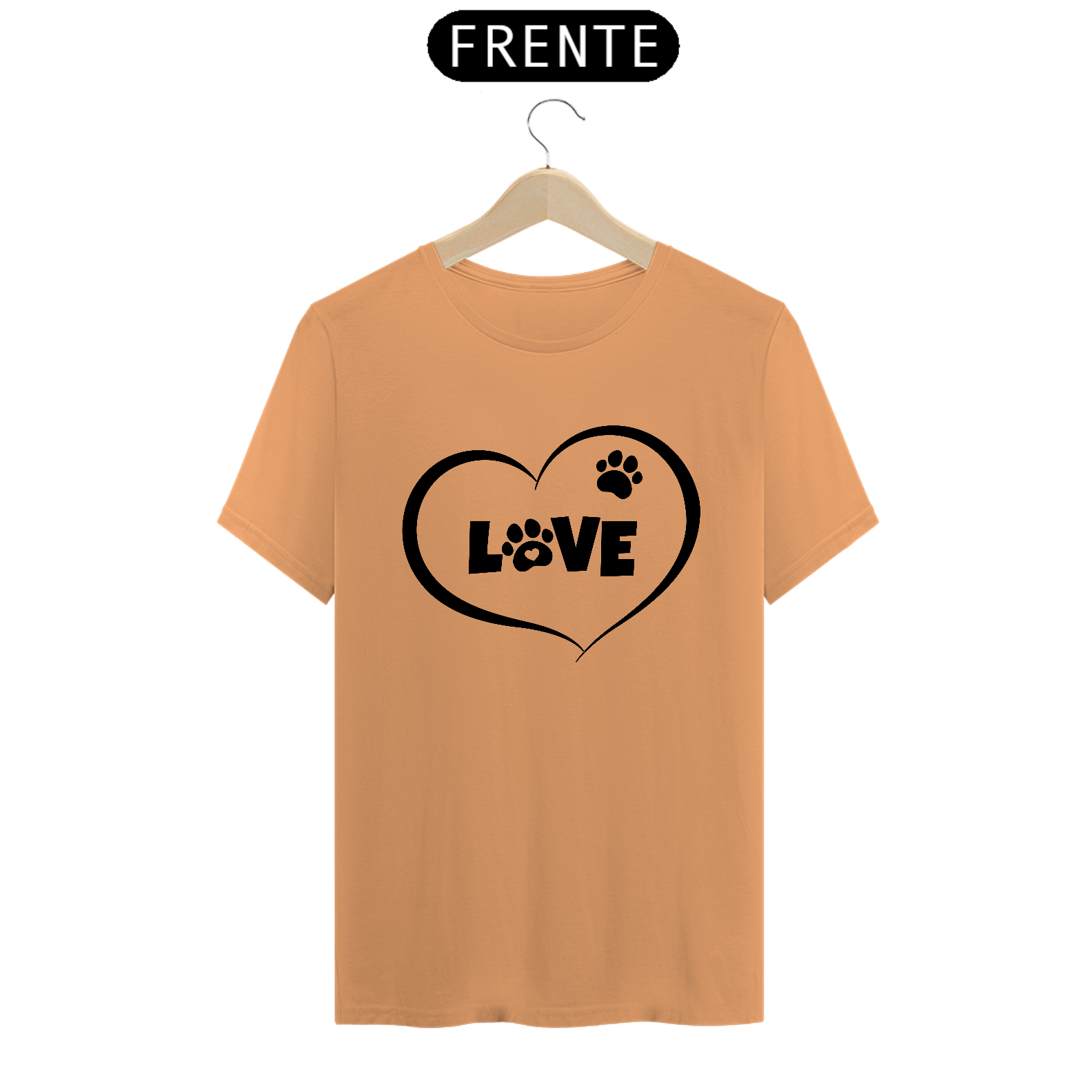 Nome do produto: CAMISETA T-SHIRT ESTONADA, FRASE LOVE