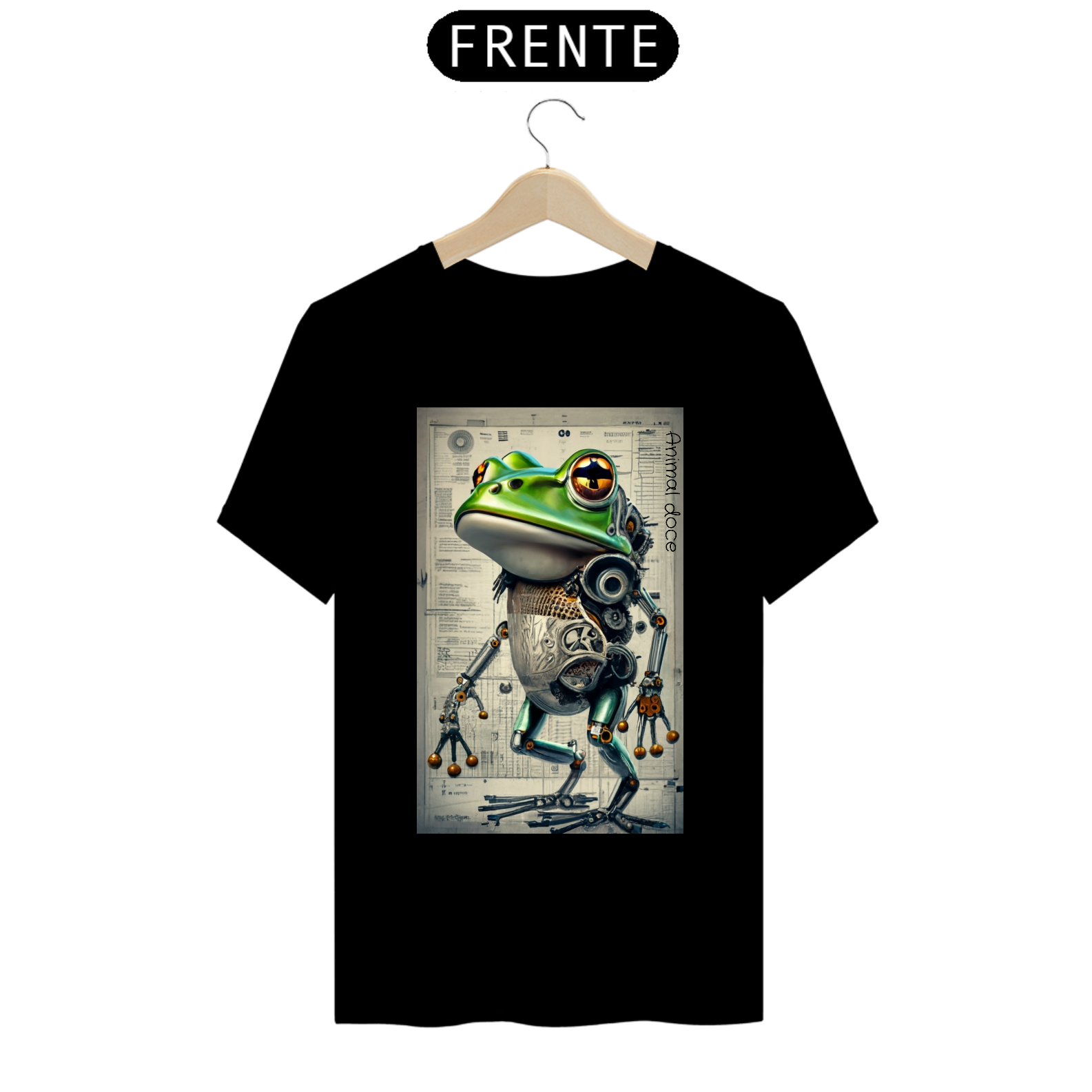 Nome do produto: CAMISETA T-SHIRT PRIME, ROBOTIC FROG