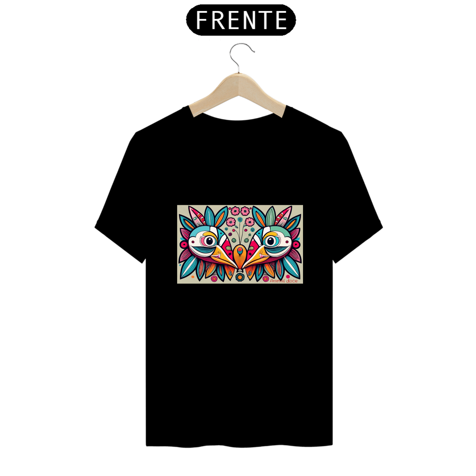 Nome do produto: CAMISETA T-SHIRT PRIME, COLORFUL BIRDS - 2 HA 8 ANOS