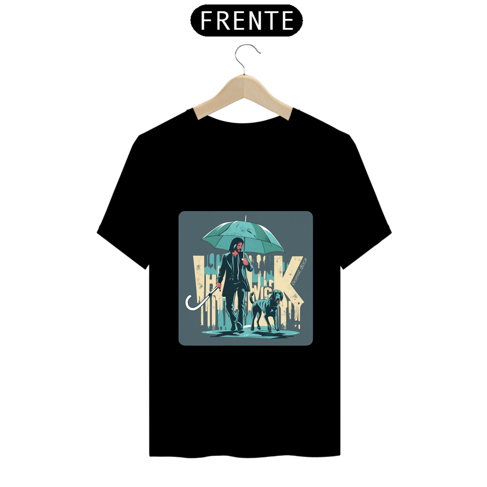 Nome do produto: CAMISETA T-SHIRT PRIME, LINHA FILME JOHN WICK DOG