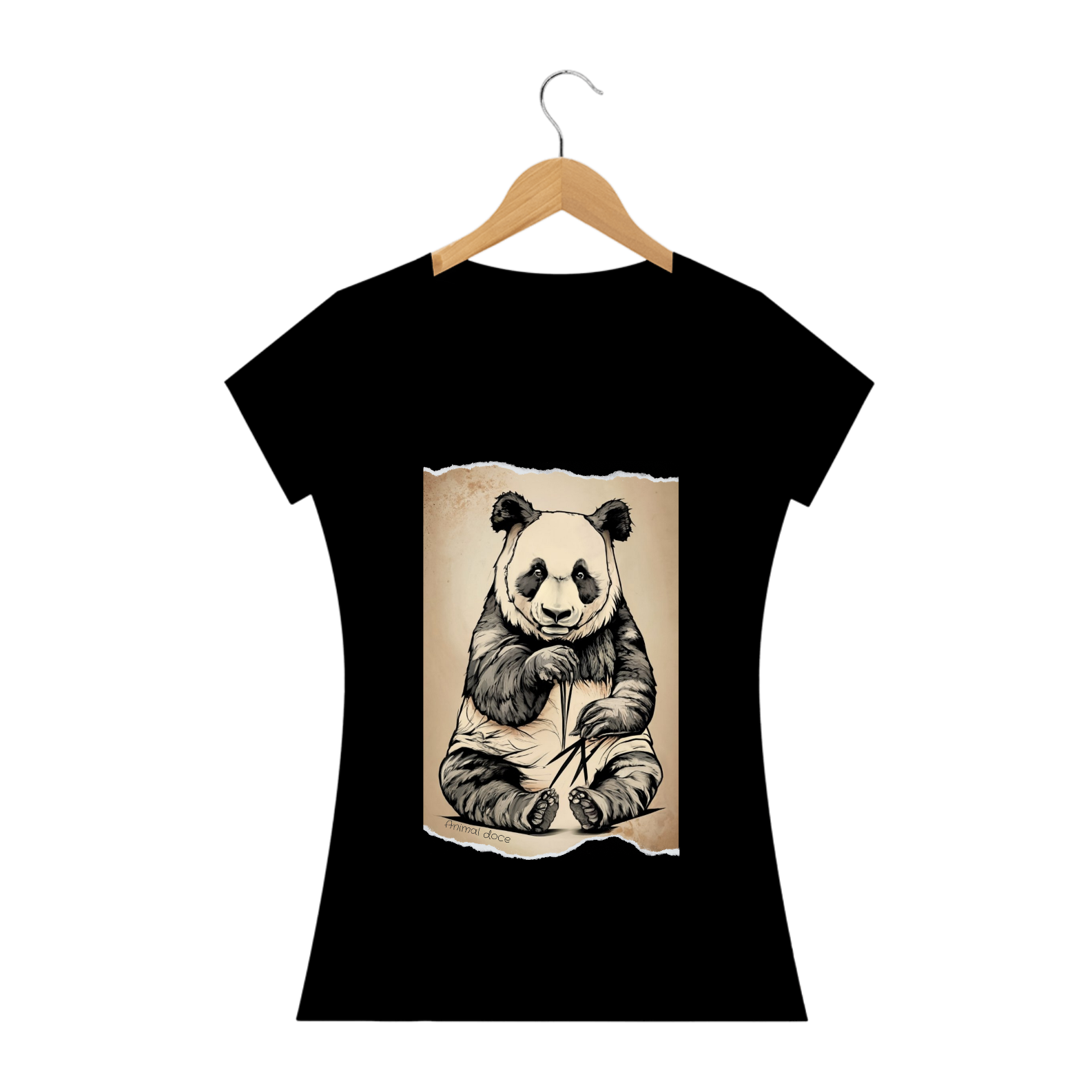 Nome do produto: CAMISETA BABY LONG PRIME, PANDA PB