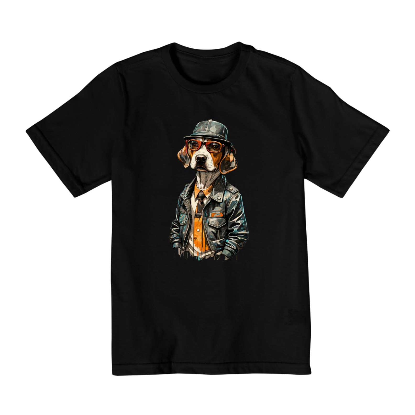 Nome do produto: CAMISETA QUALITY INFANTIL, DOG BEAGLE SHERLOCK HOLMES-2 A 8 ANOS  