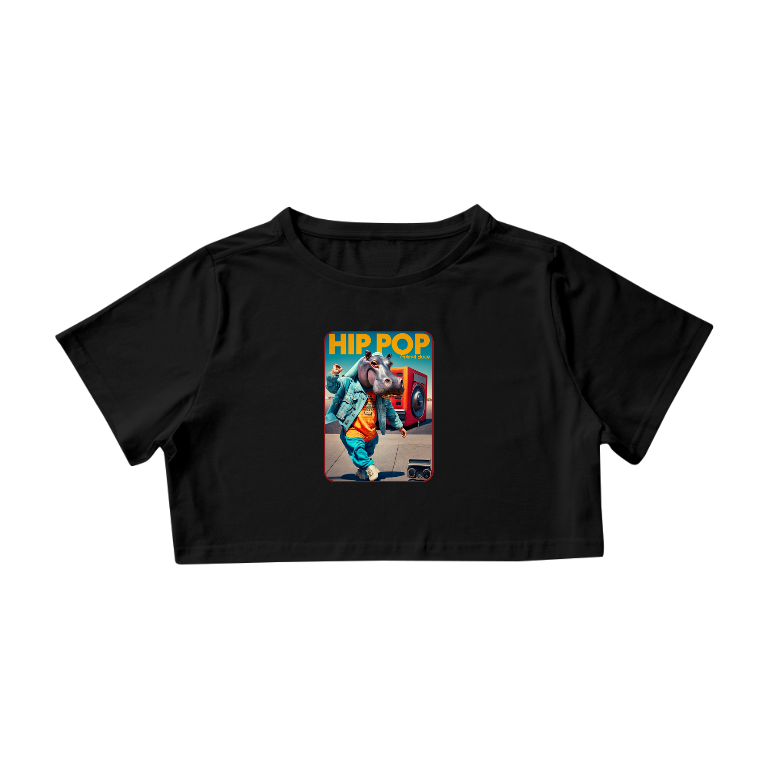 Nome do produto: CAMISA CROPPED, RHINO HIP POP