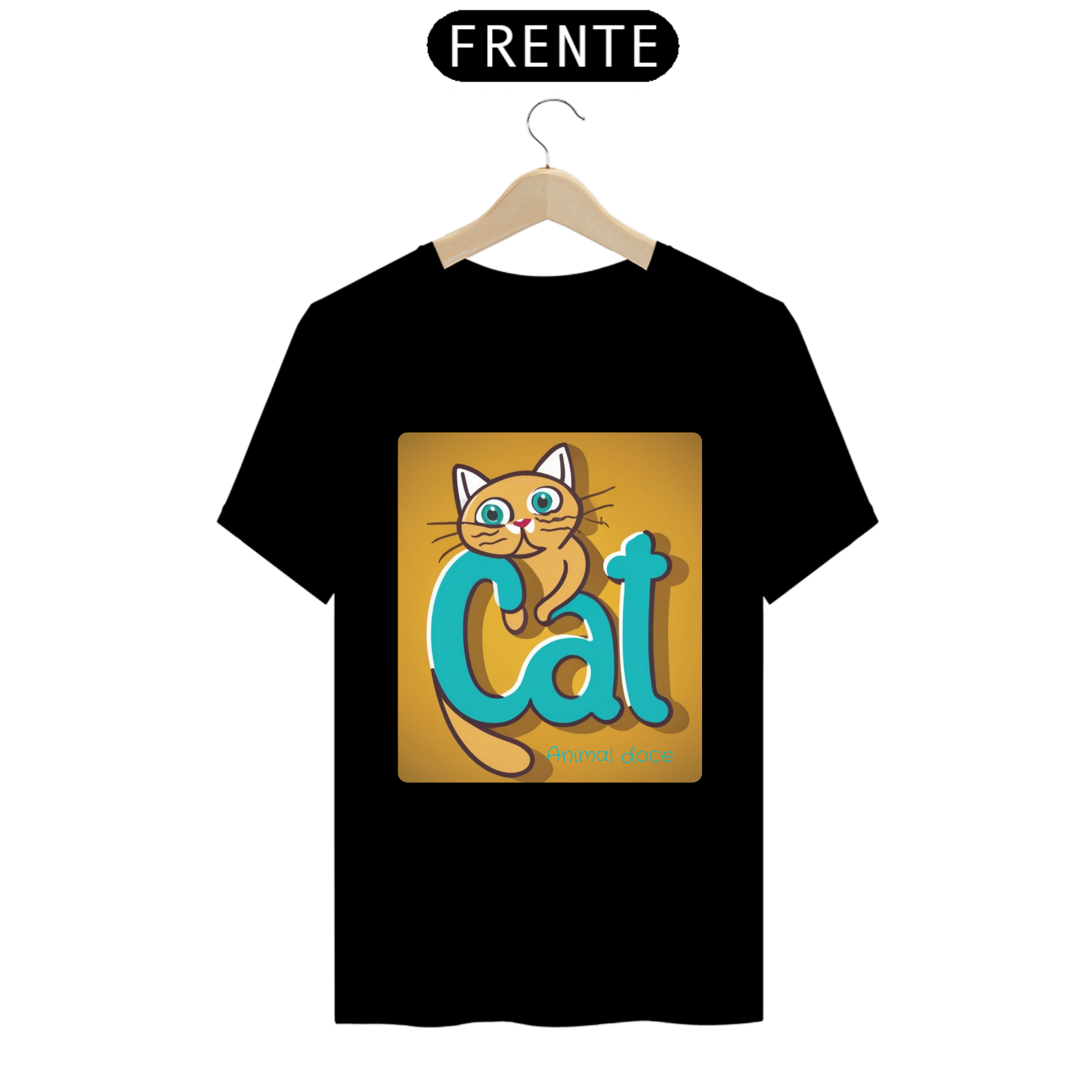 Nome do produto: CAMISETA T-SHIRT PRIME, CAT LETRAS