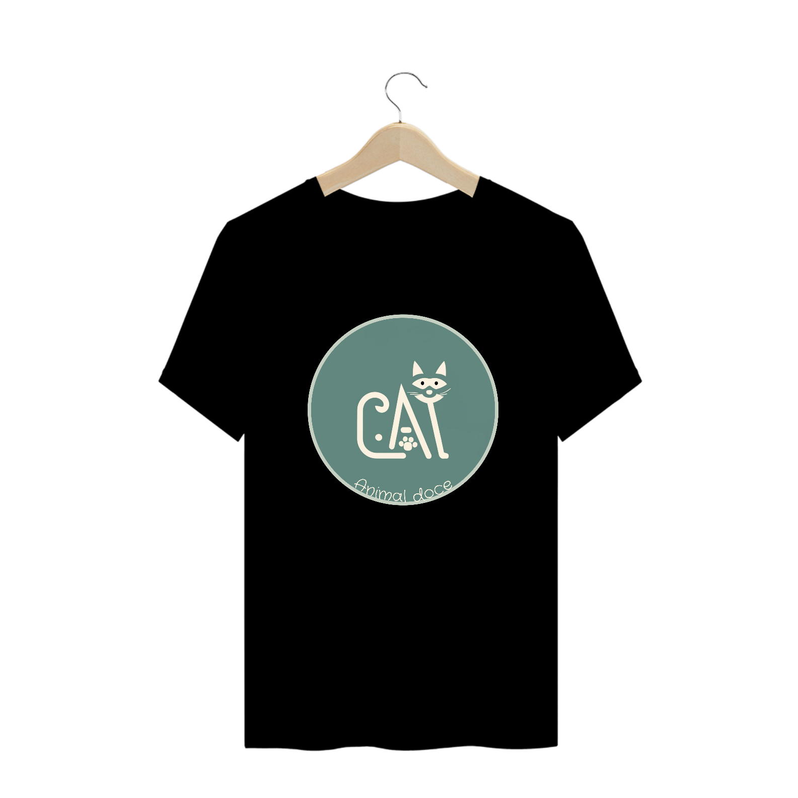Nome do produto: CAMISETA T-SHIRT PLUS SIZE, CAT LETRAS