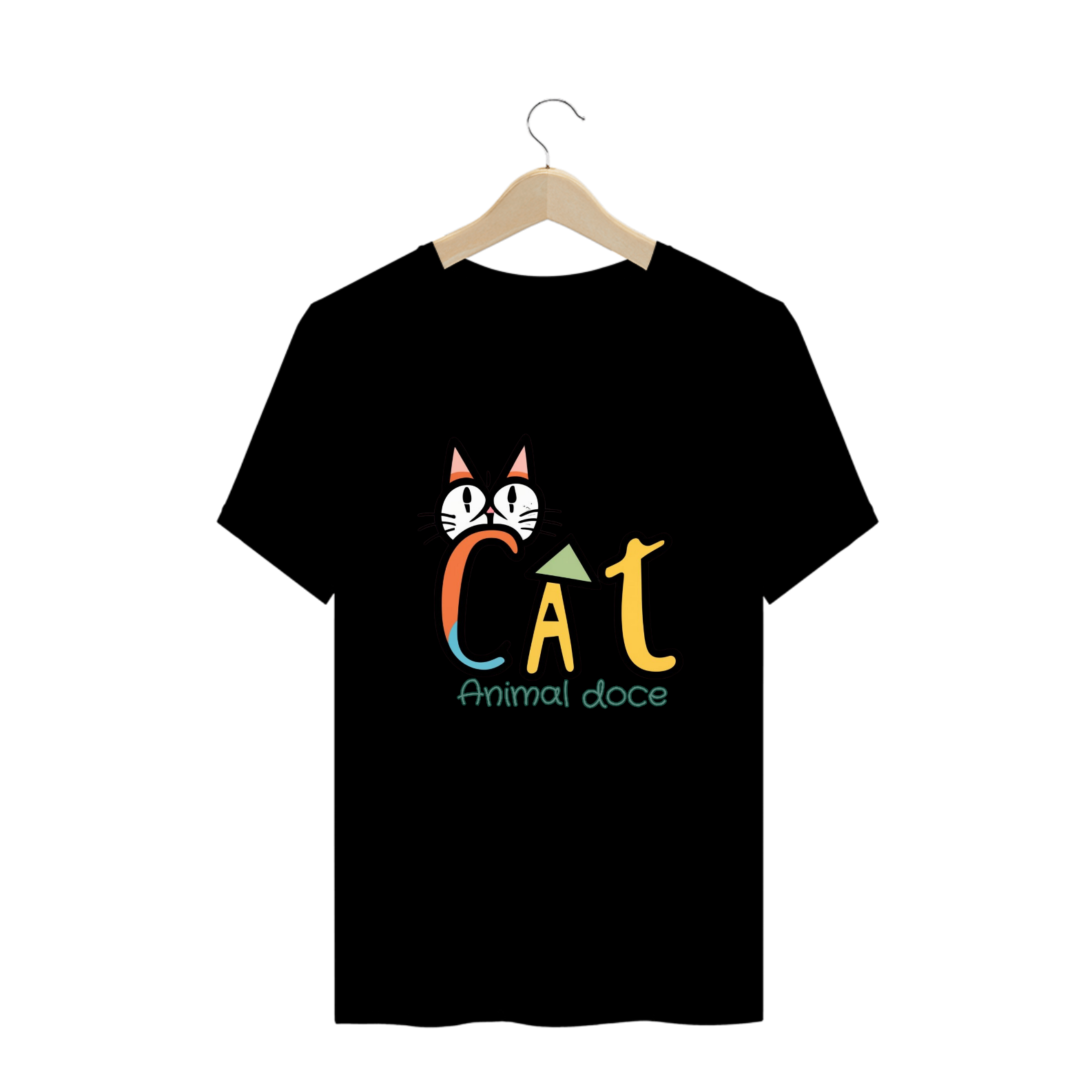 Nome do produto: CAMISETA T-SHIRT PLUS SIZE, CAT LETRAS