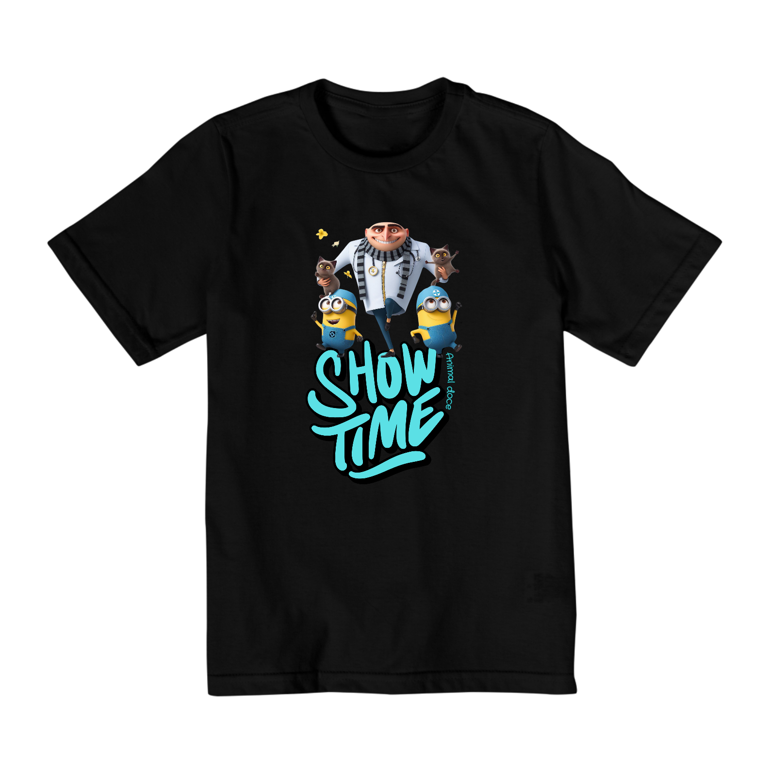 Nome do produto: CAMISETA QUALITY INFANTIL, MEU MALVADO FAVORITO SHOW TIME-10 A 14 ANOS
