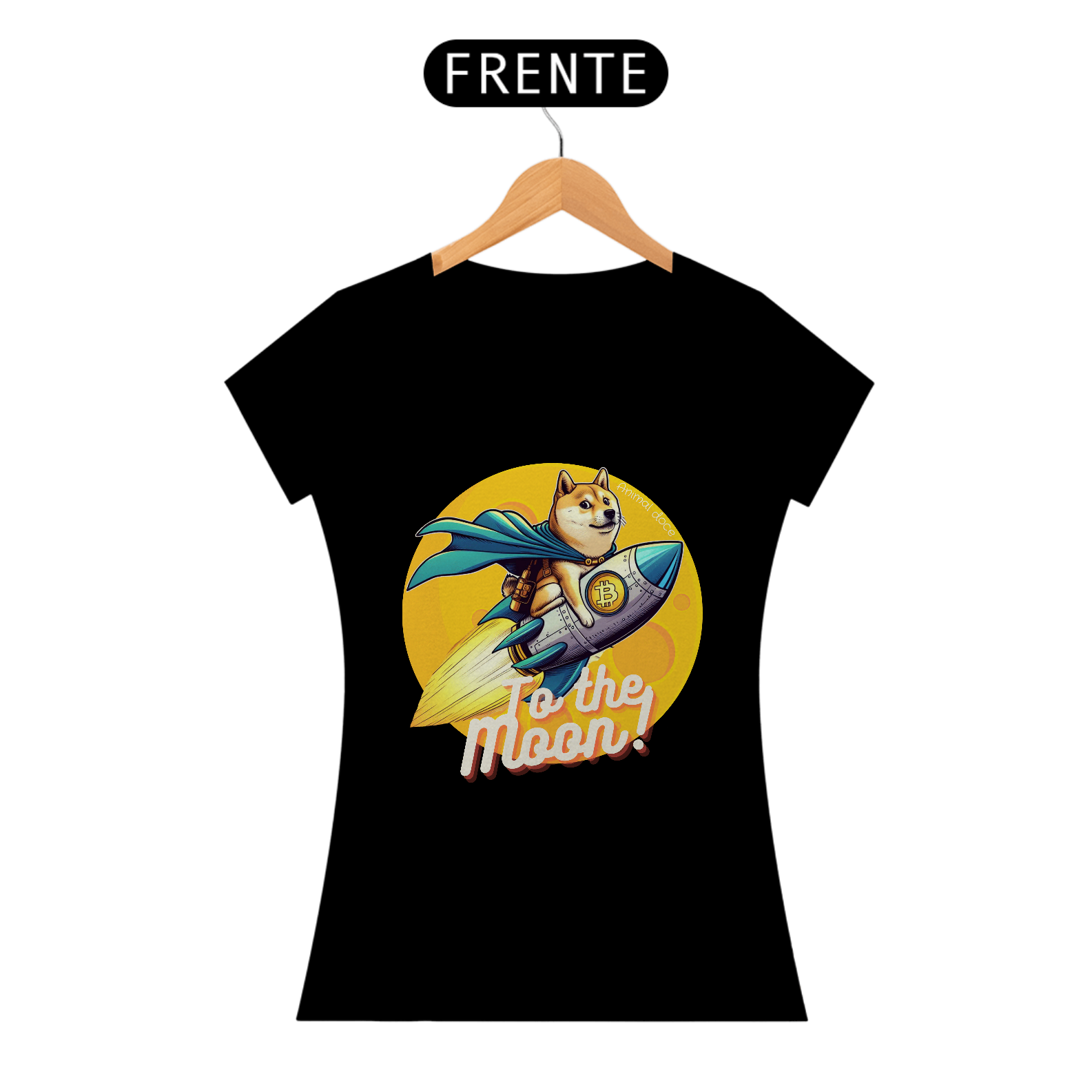 Nome do produto: CAMISETA BABY LONG PRIME, BITCOIN TO THE MOON