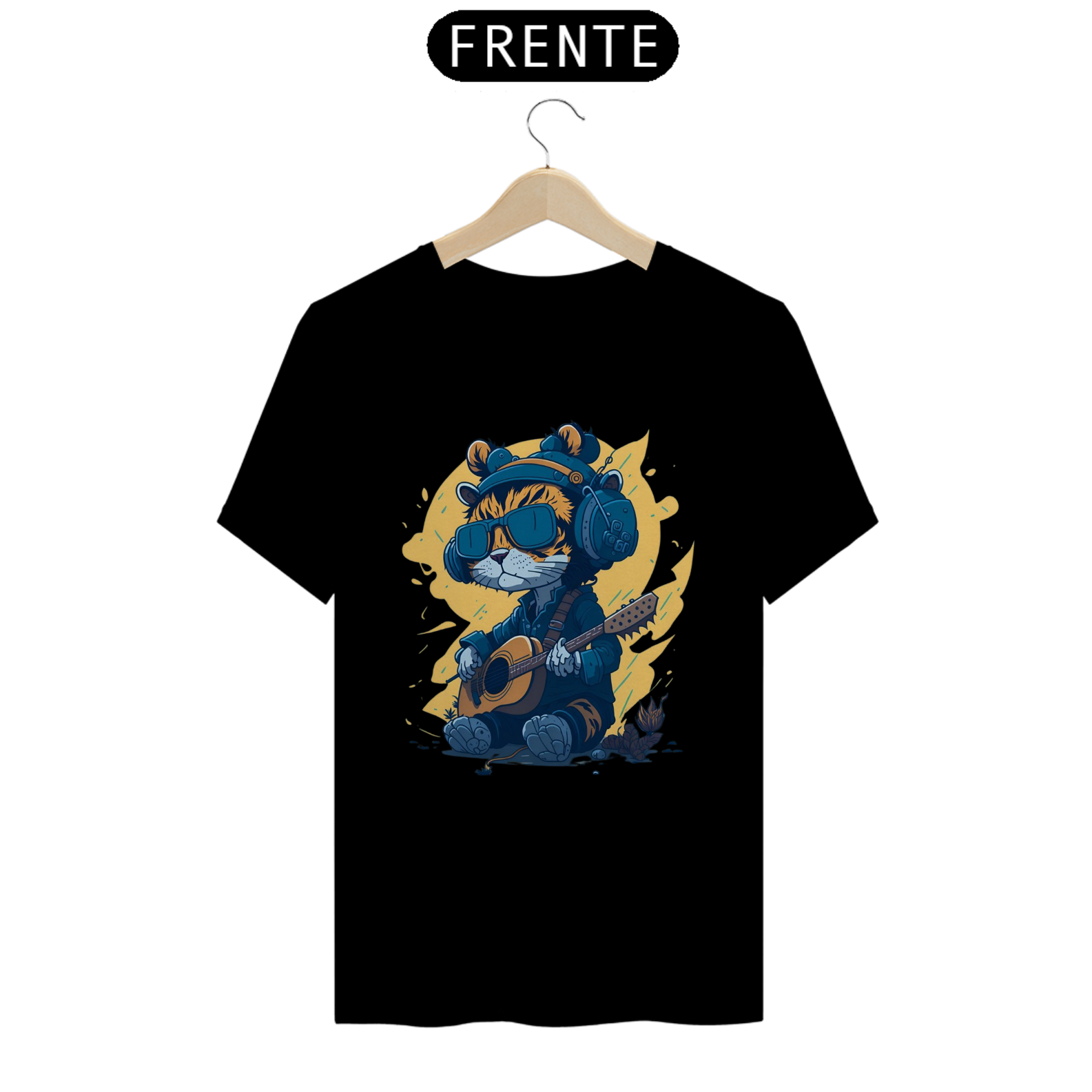 Nome do produto: CAMISETA T-SHIRT PRIME, CAT MUSIC