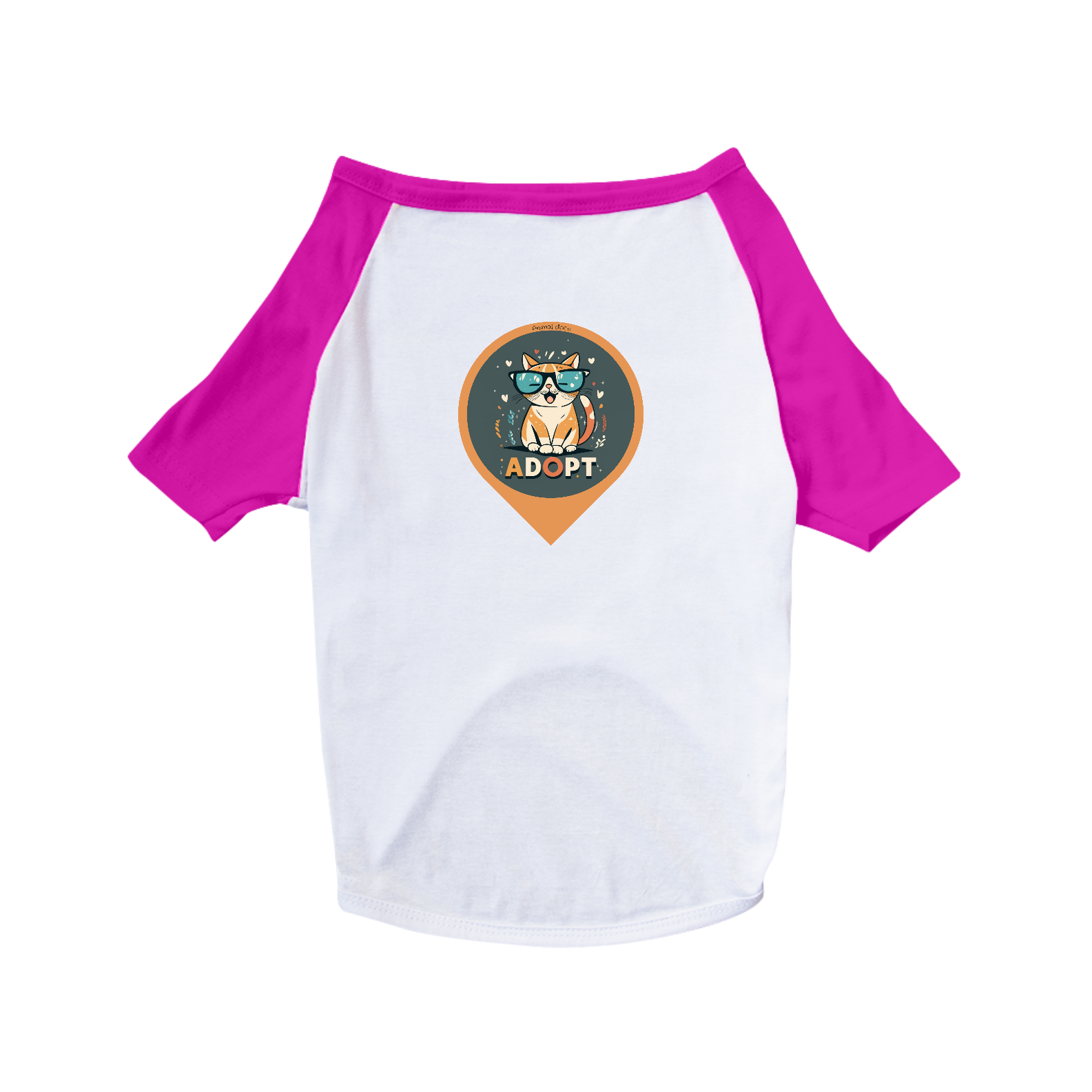 Nome do produto: CAMISA PET DOG, ADOPT CAT