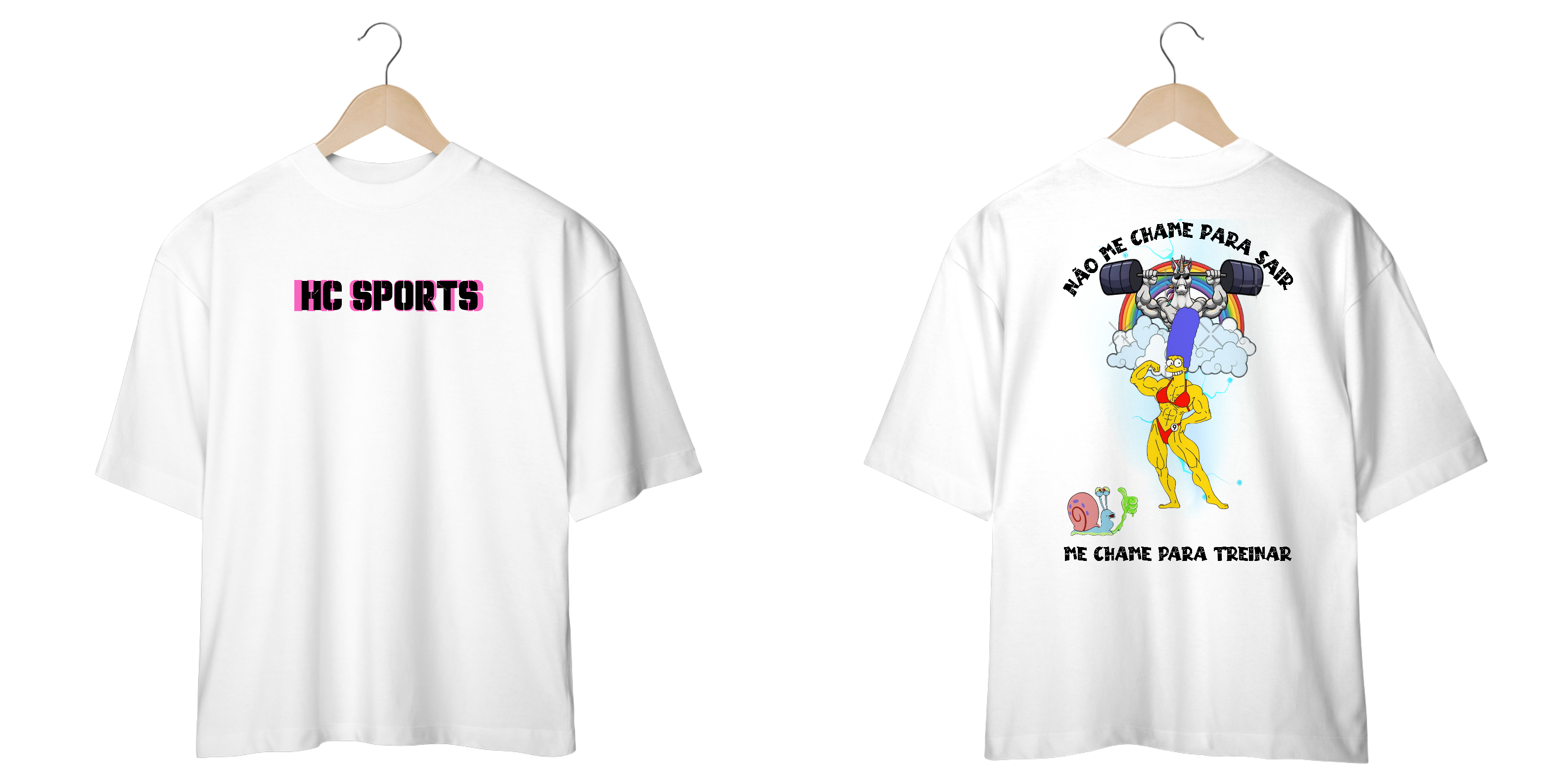 Nome do produto: HC SPORTS Oversized Me Chame para Treinar