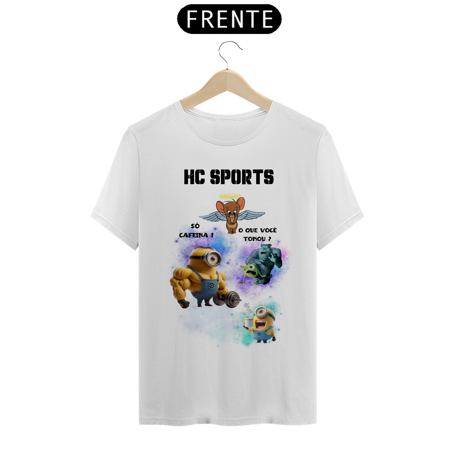 Nome do produto: HC SPORTS T-Shirt Premium Cafeína 