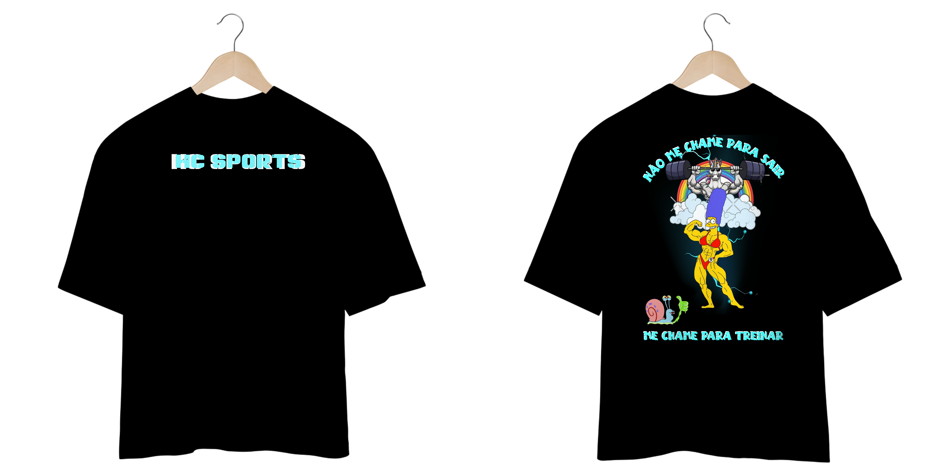 Nome do produto: HC SPORTS Oversized  Me Chame para Treinar